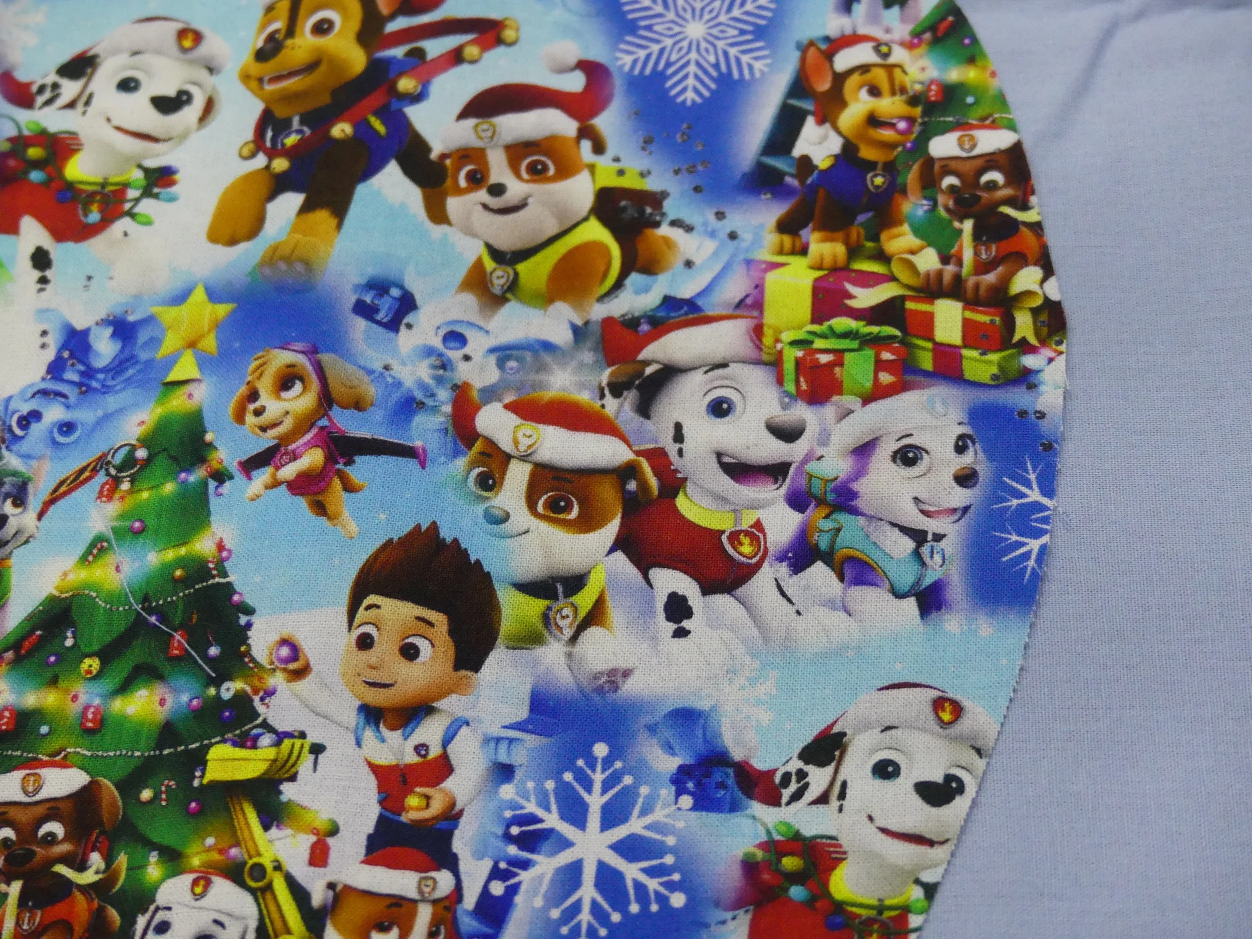 Scrub Cap - Christmas Paw Patrol Blue - Blue
