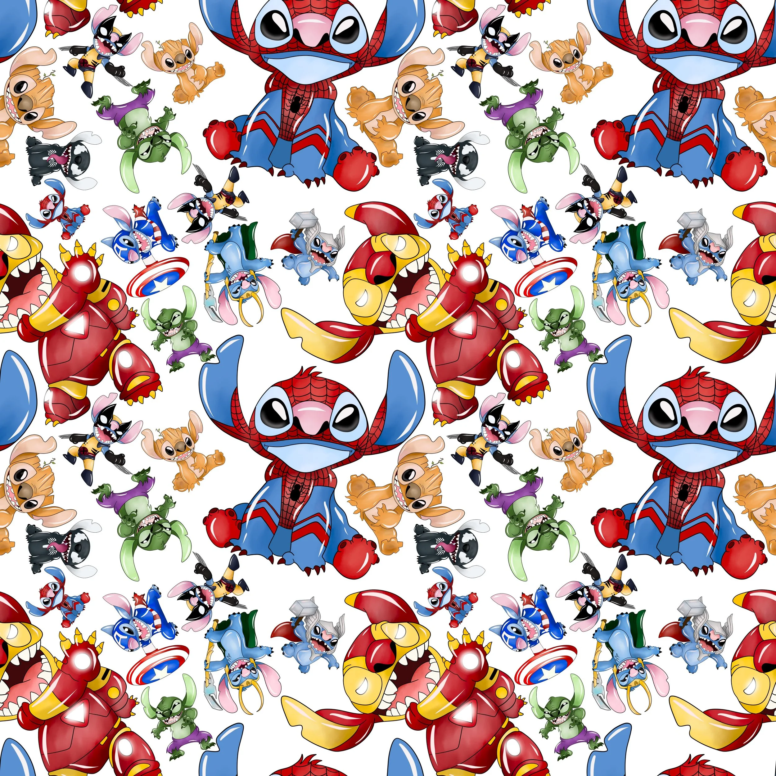 Scrub Top - 3138 Marvel Stitch