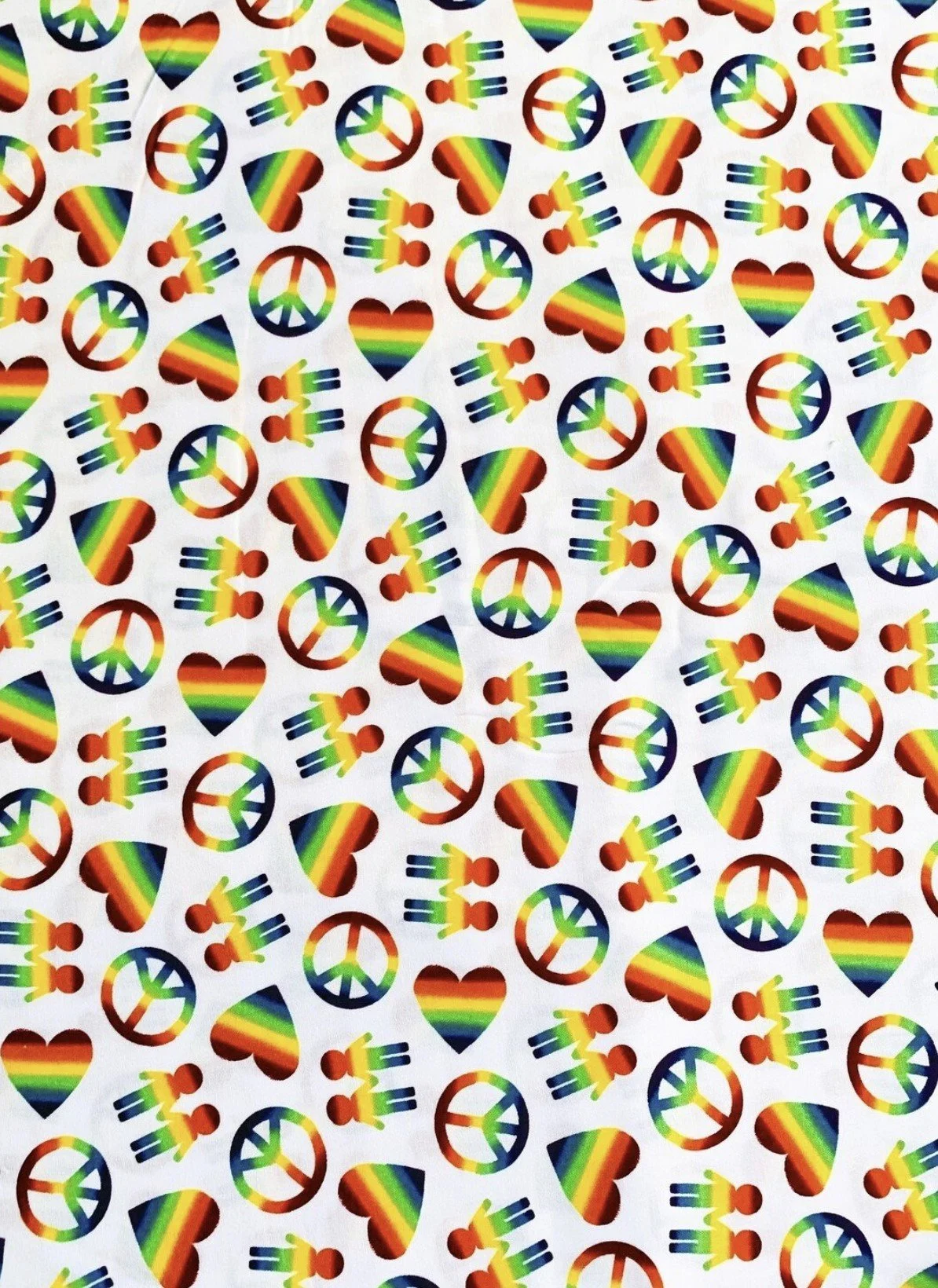 Scrub Top - Peace & Love