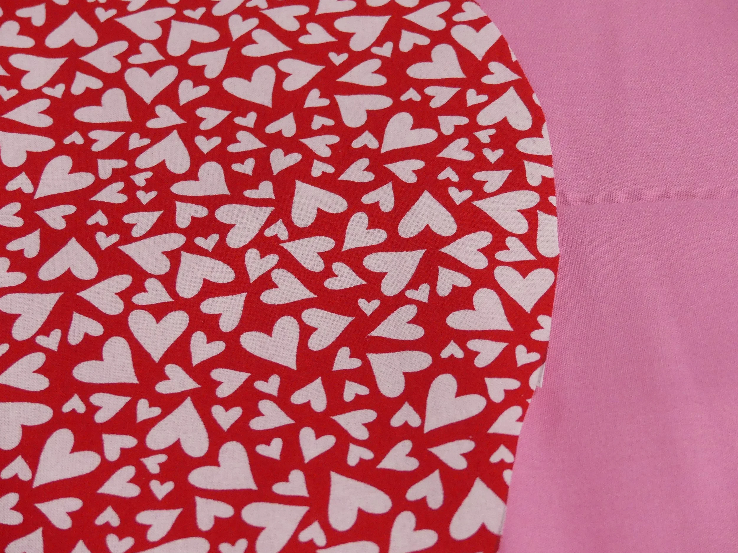 Scrub Cap - Hearts Red - Pink