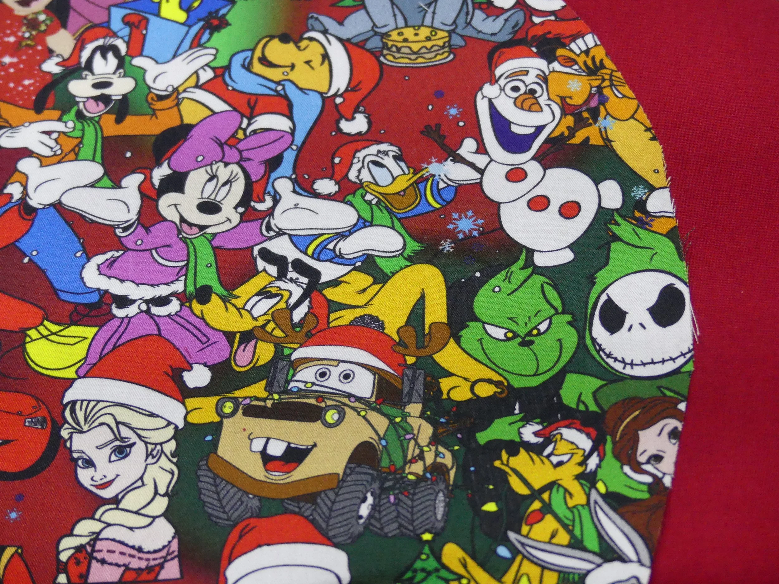 Scrub Cap - Christmas Gang - Red