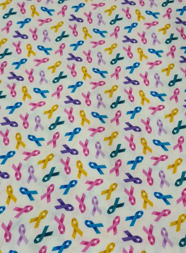 Scrub Top - Rainbow Ribbons
