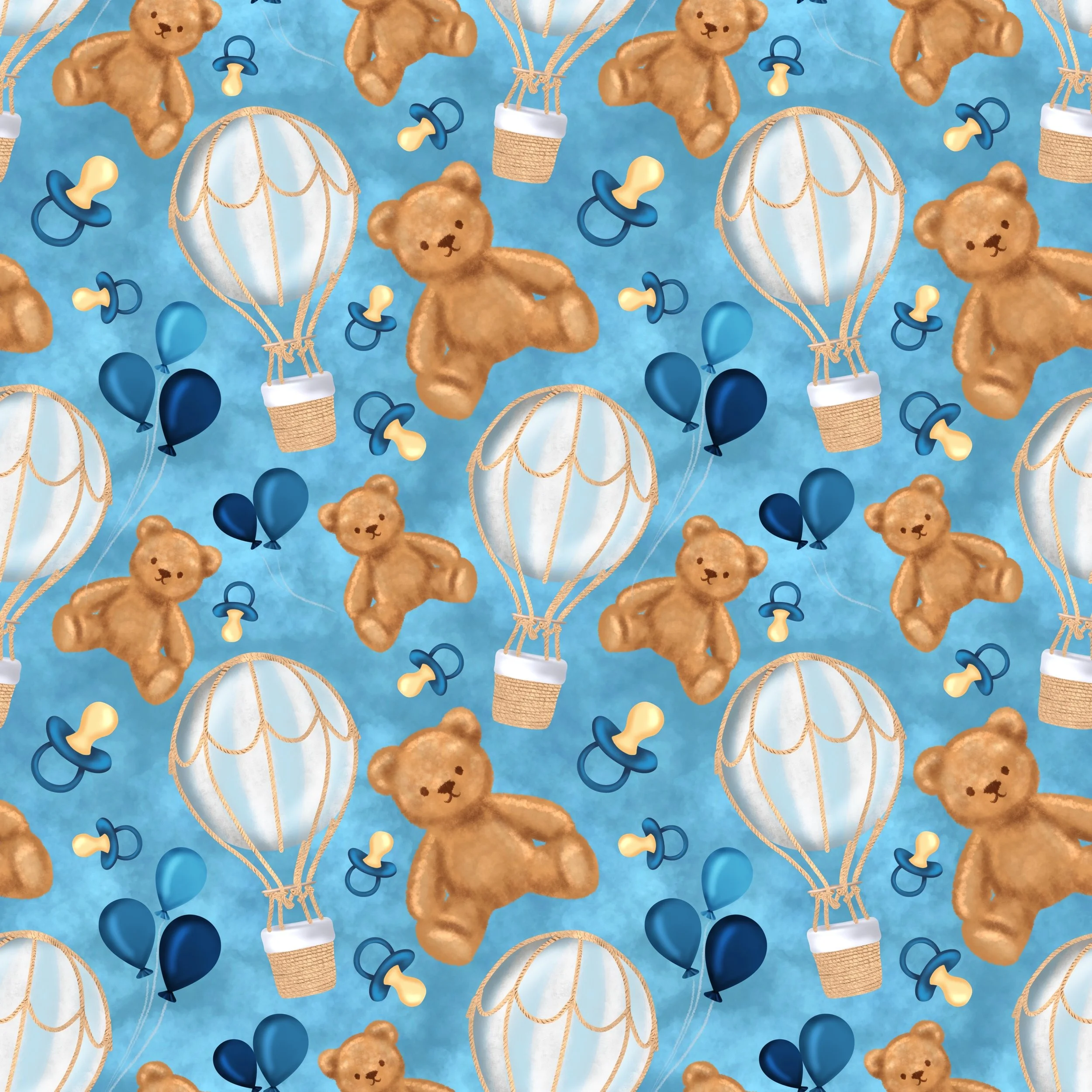 PREORDER - ROUND 33 - SCRUB TOP - 4003 LP BABY BOY BEARS