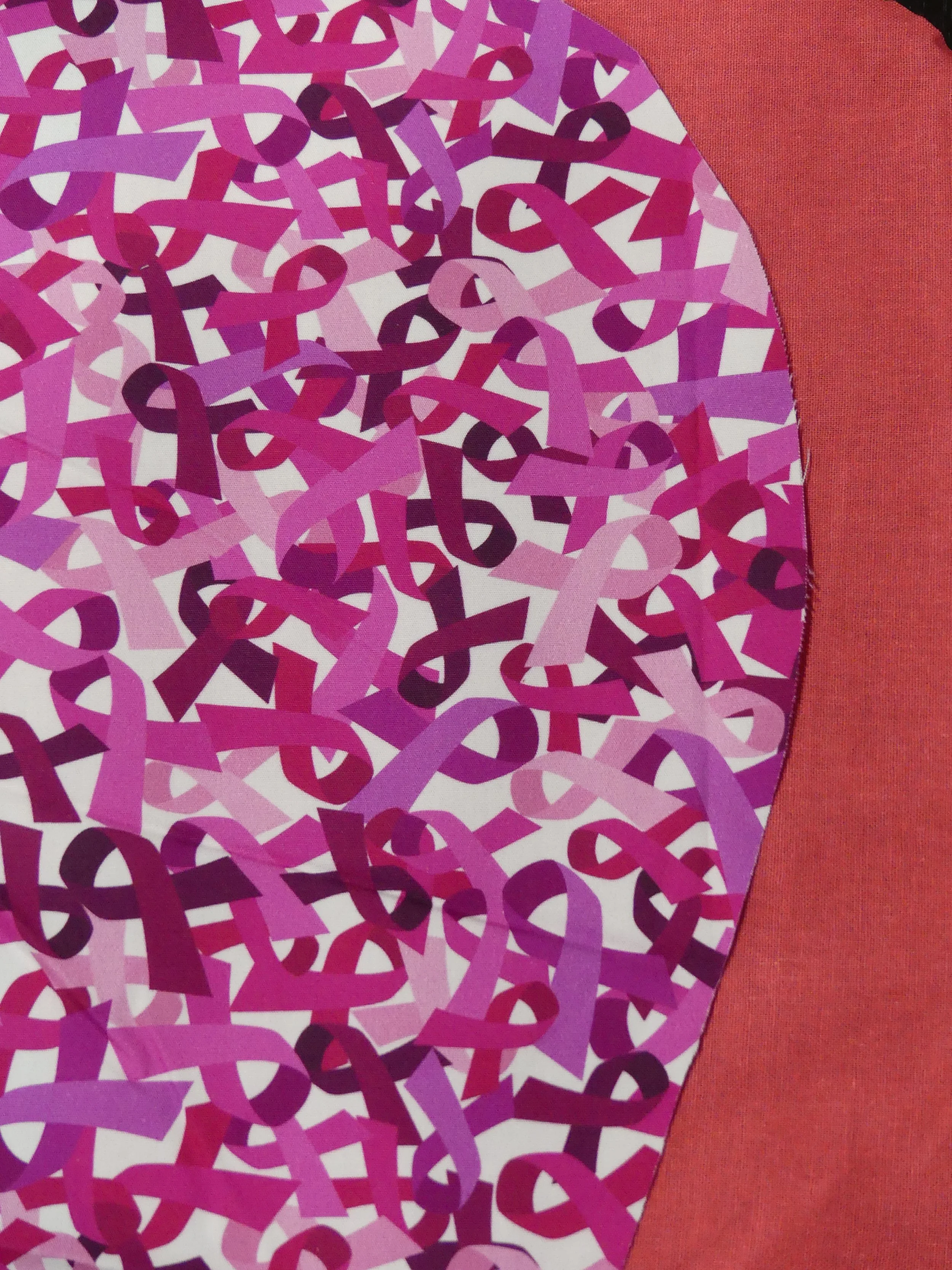 Scrub Cap - Ribbons - Salmon