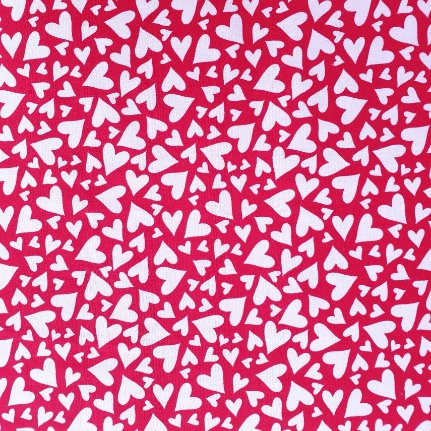 Scrub Top - Heart Toss