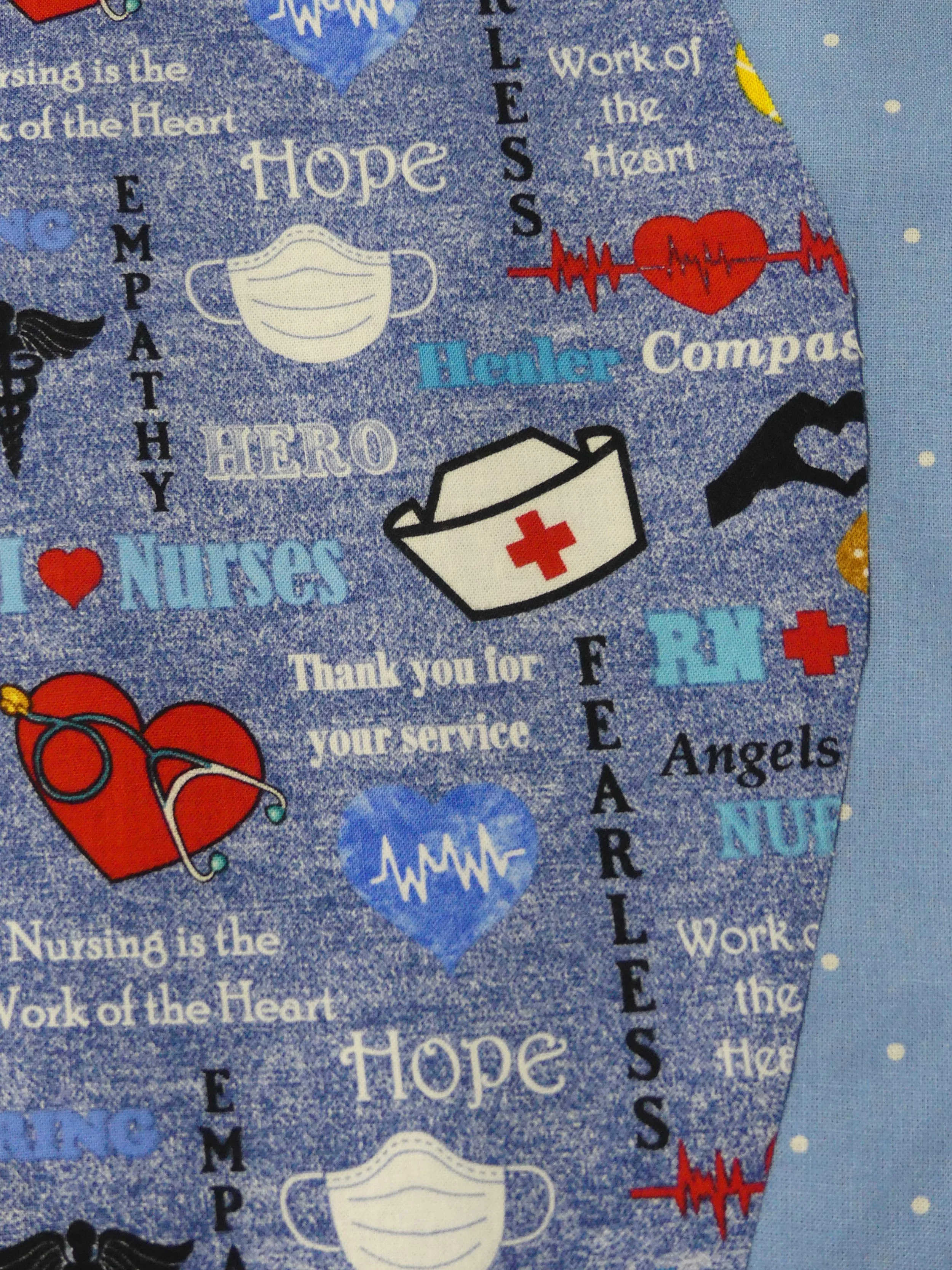 Scrub Cap - Nurse - Blue Spot