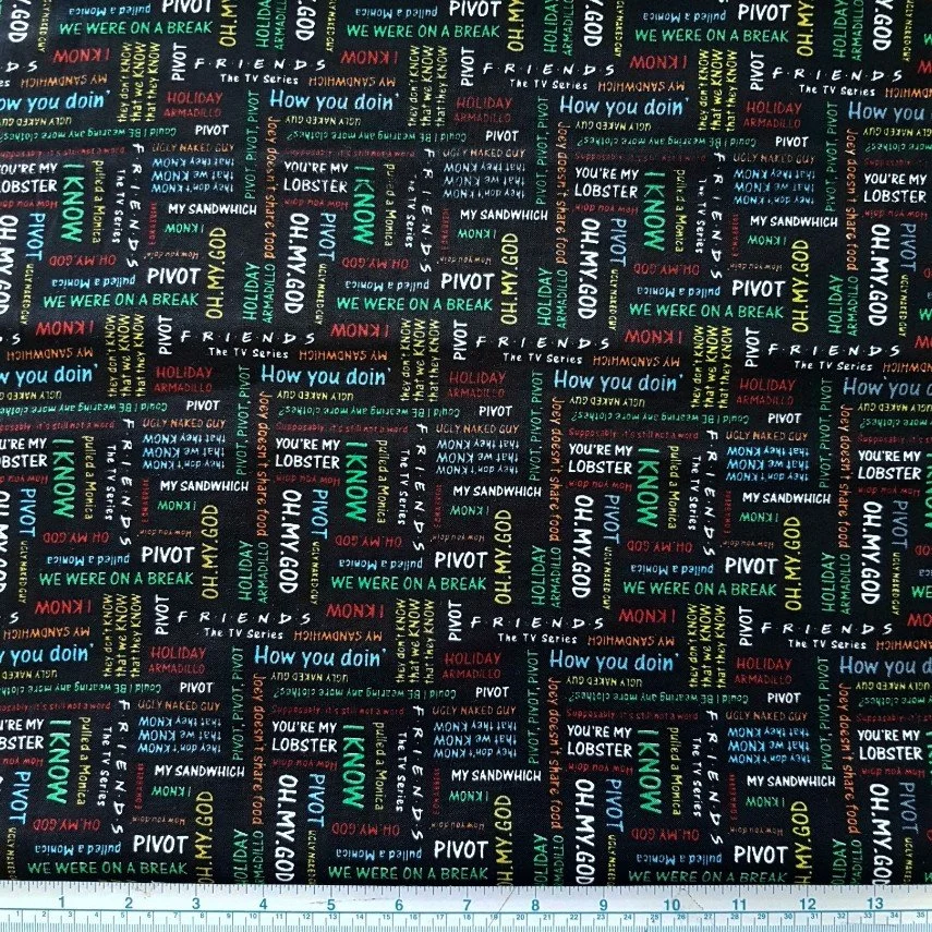 Scrub Top - Size S - Friends