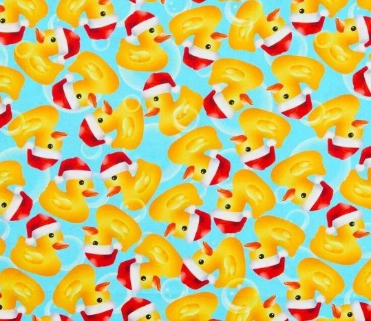 Christmas Scrub Top - Christmas Ducks