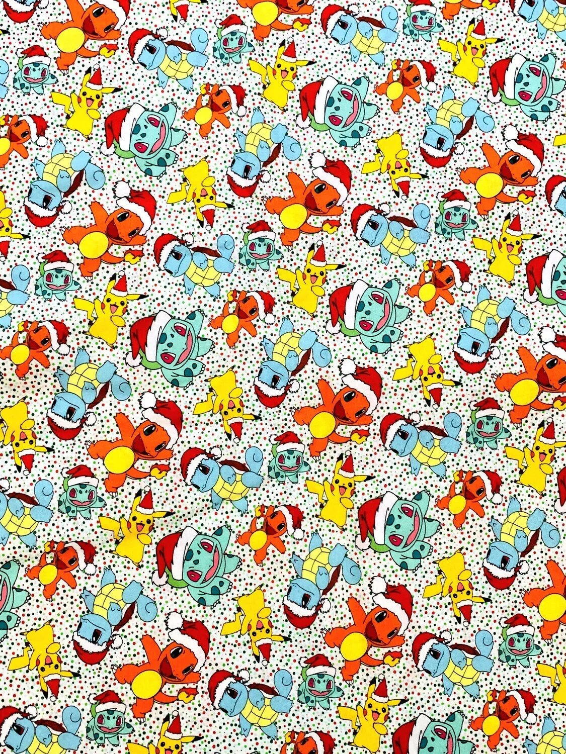Scrub Top - Size XS - Christmas Pokemon
