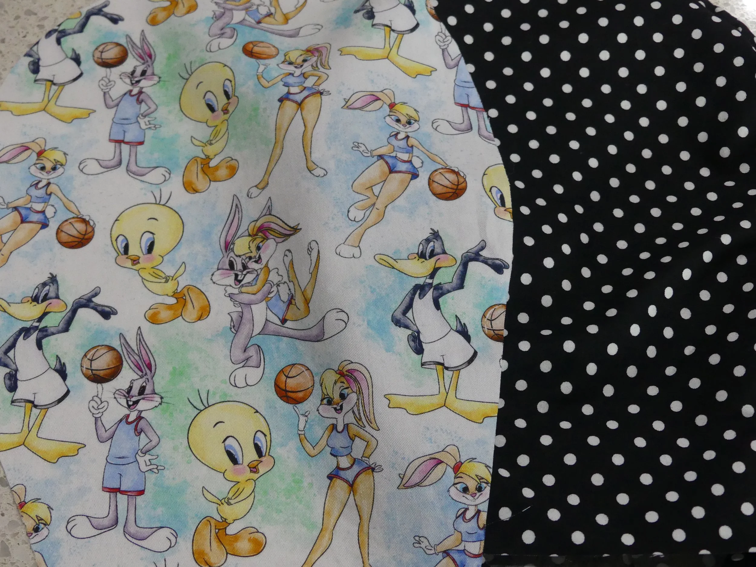 Scrub Cap - Looney Tunes - Black Spot