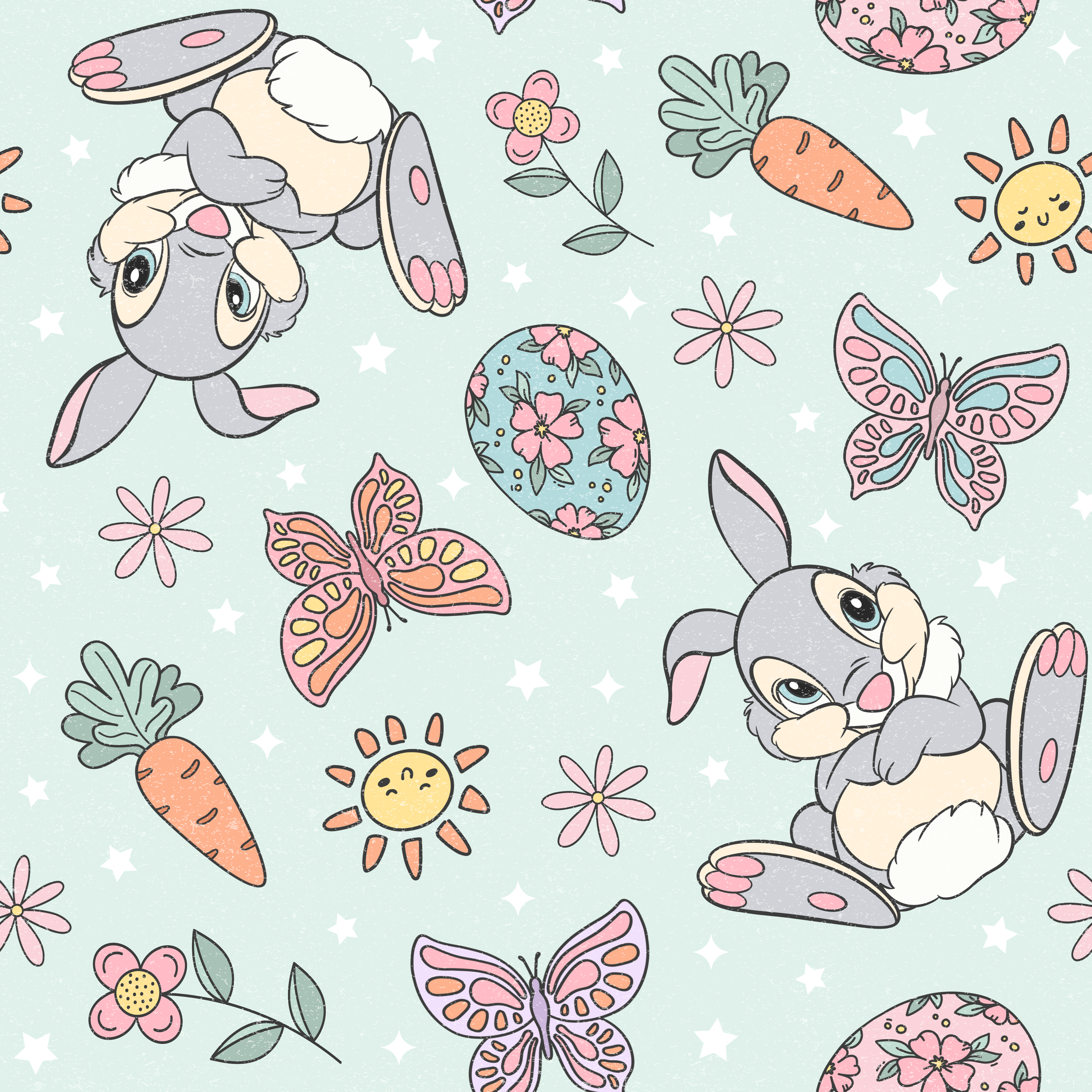 PREORDER - ROUND 33 - SCRUB TOP - 1022 EASTER THUMPER
