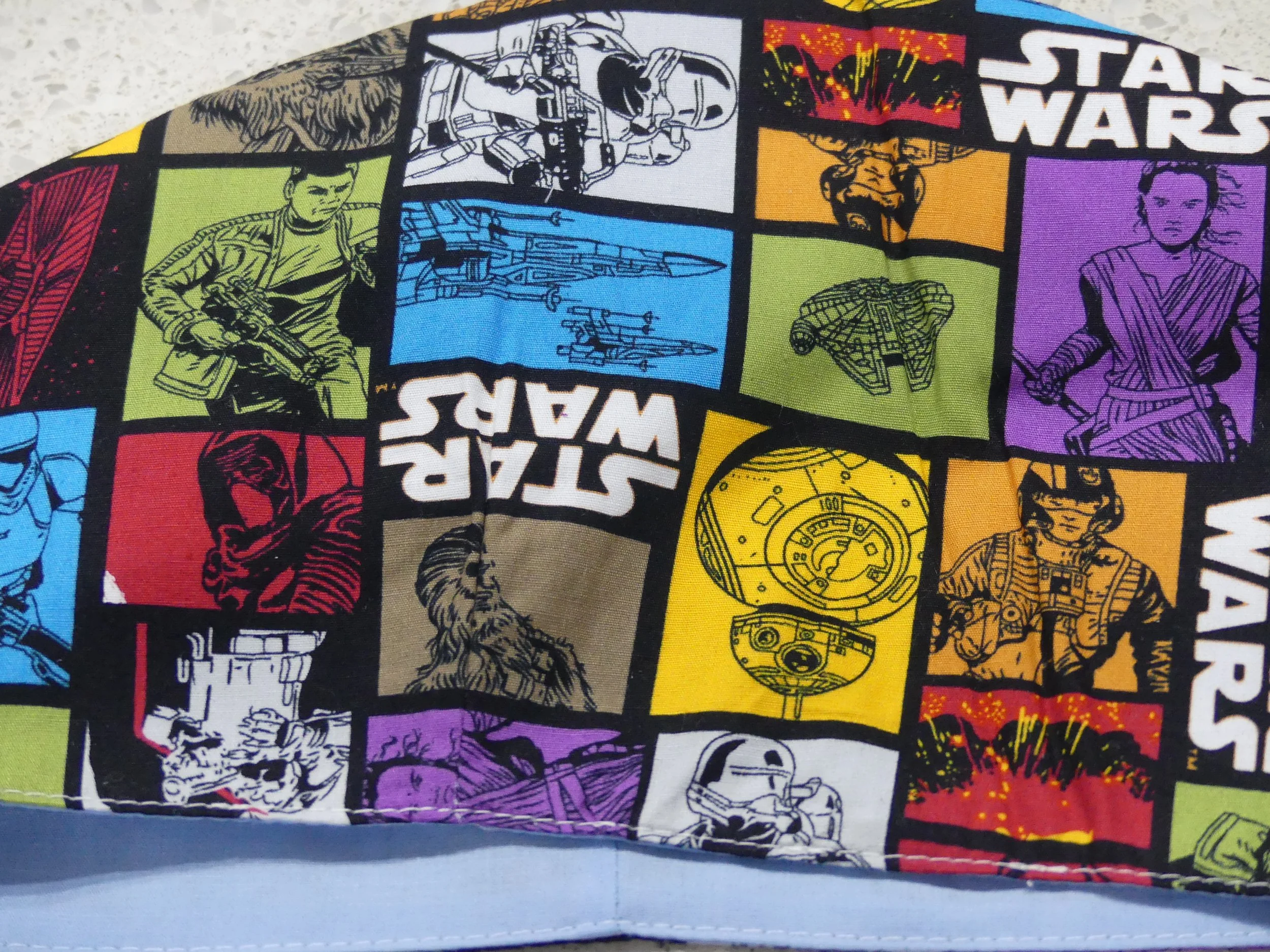 Scrub Cap - Star Wars - Blue