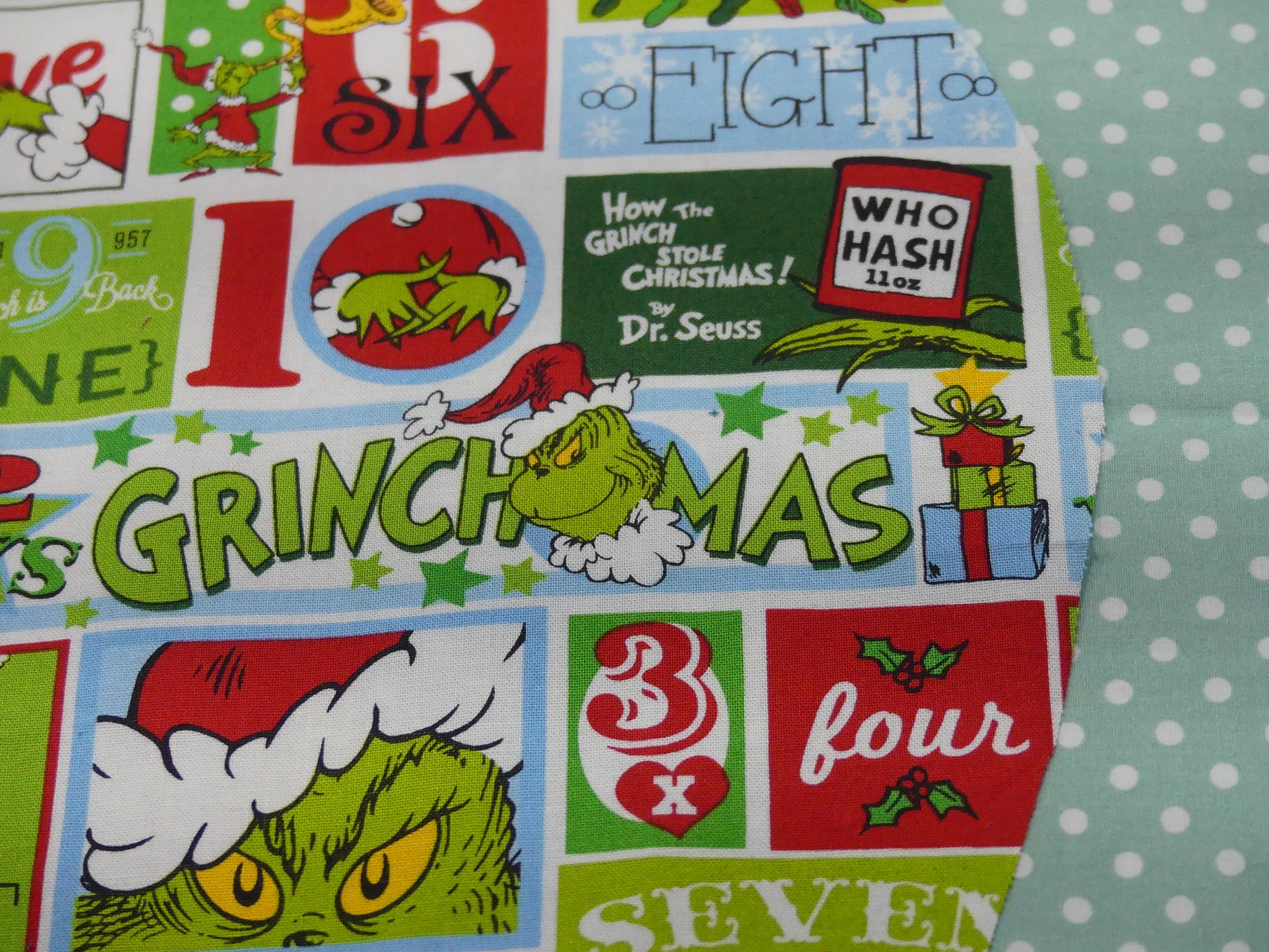 Scrub Cap - Christmas Grinchmas Calendar - Mint Spot