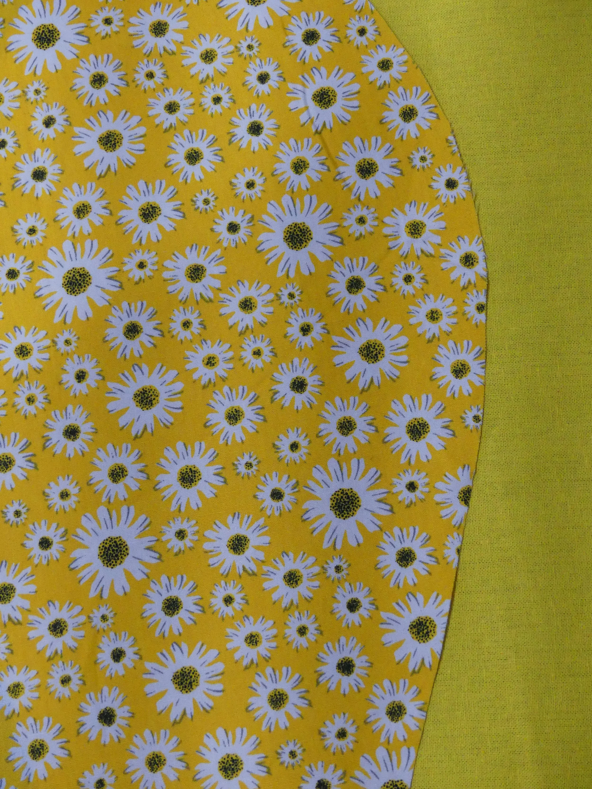 Scrub Cap - Floral - Yellow