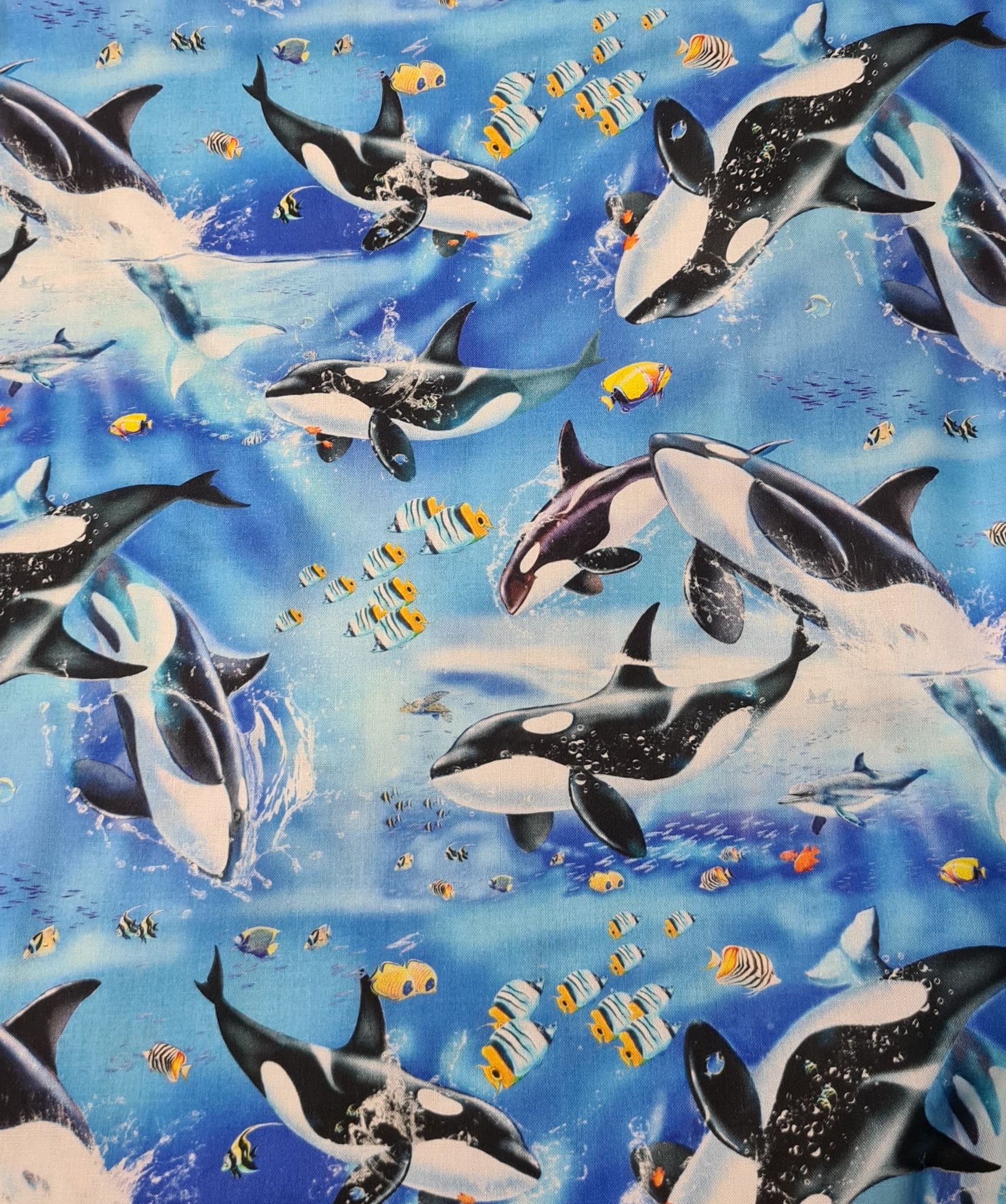 Scrub Top - Reef Life Diving Whale