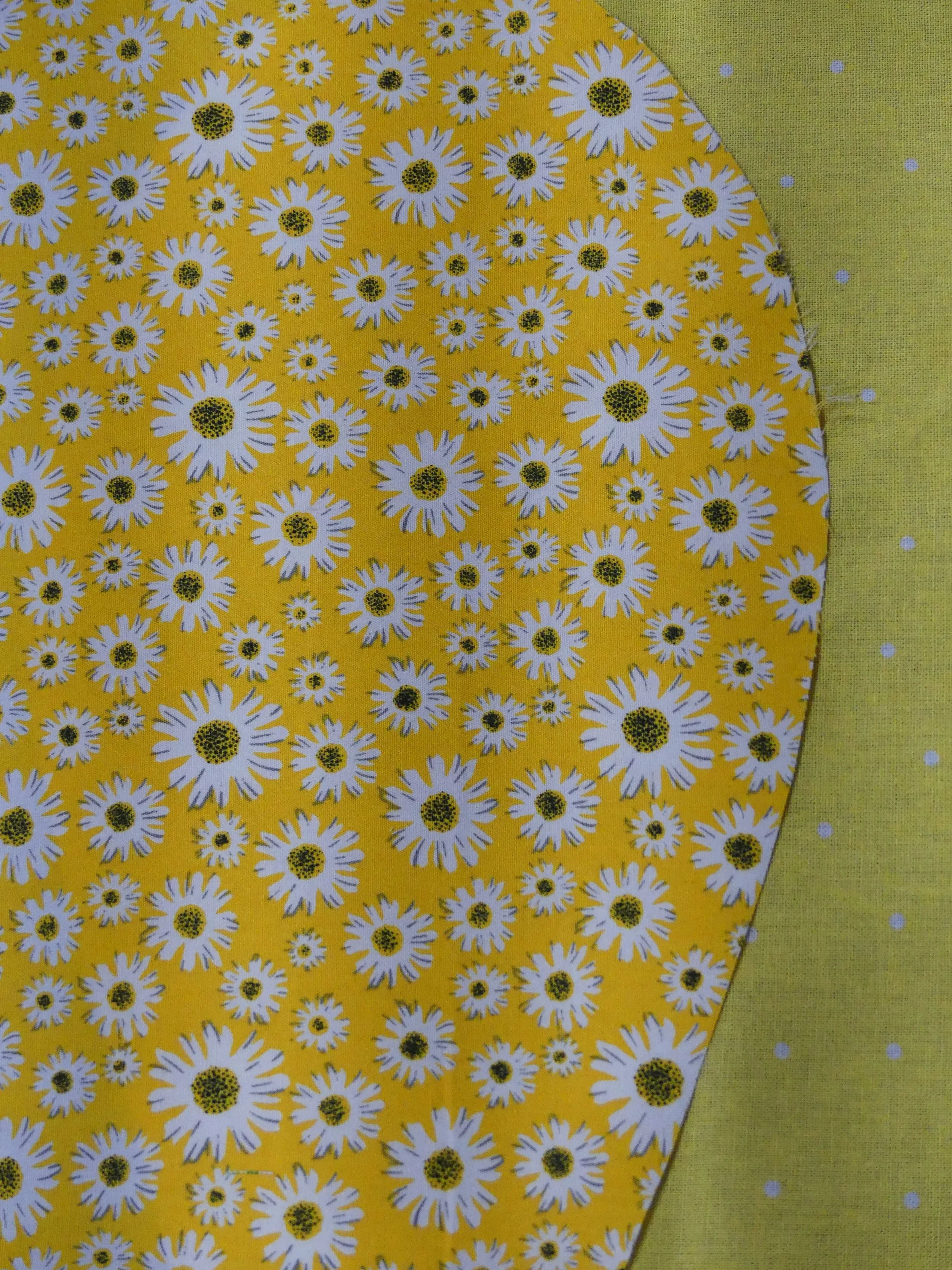 Scrub Cap - Floral - Yellow Spot