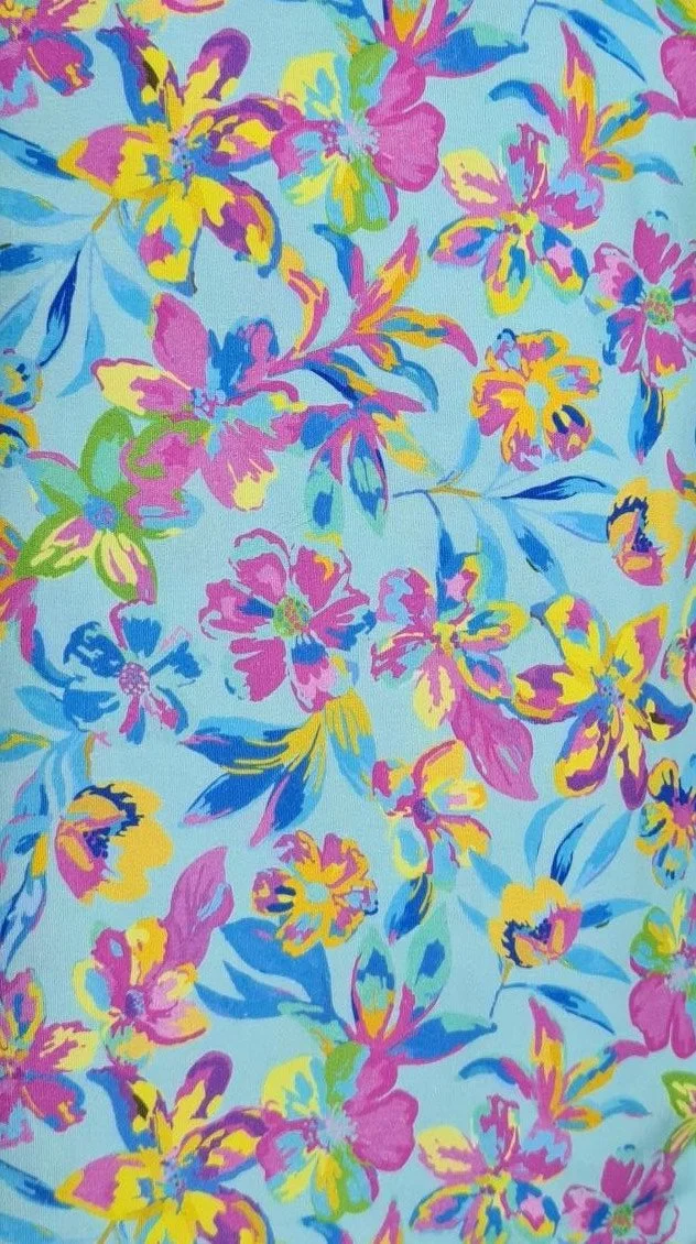 Scrub Top - Yasmin Aqua