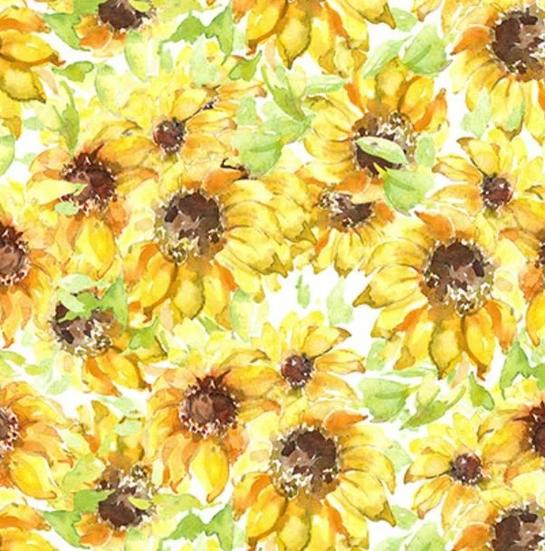 Scrub Top - Size M - Sunflowers
