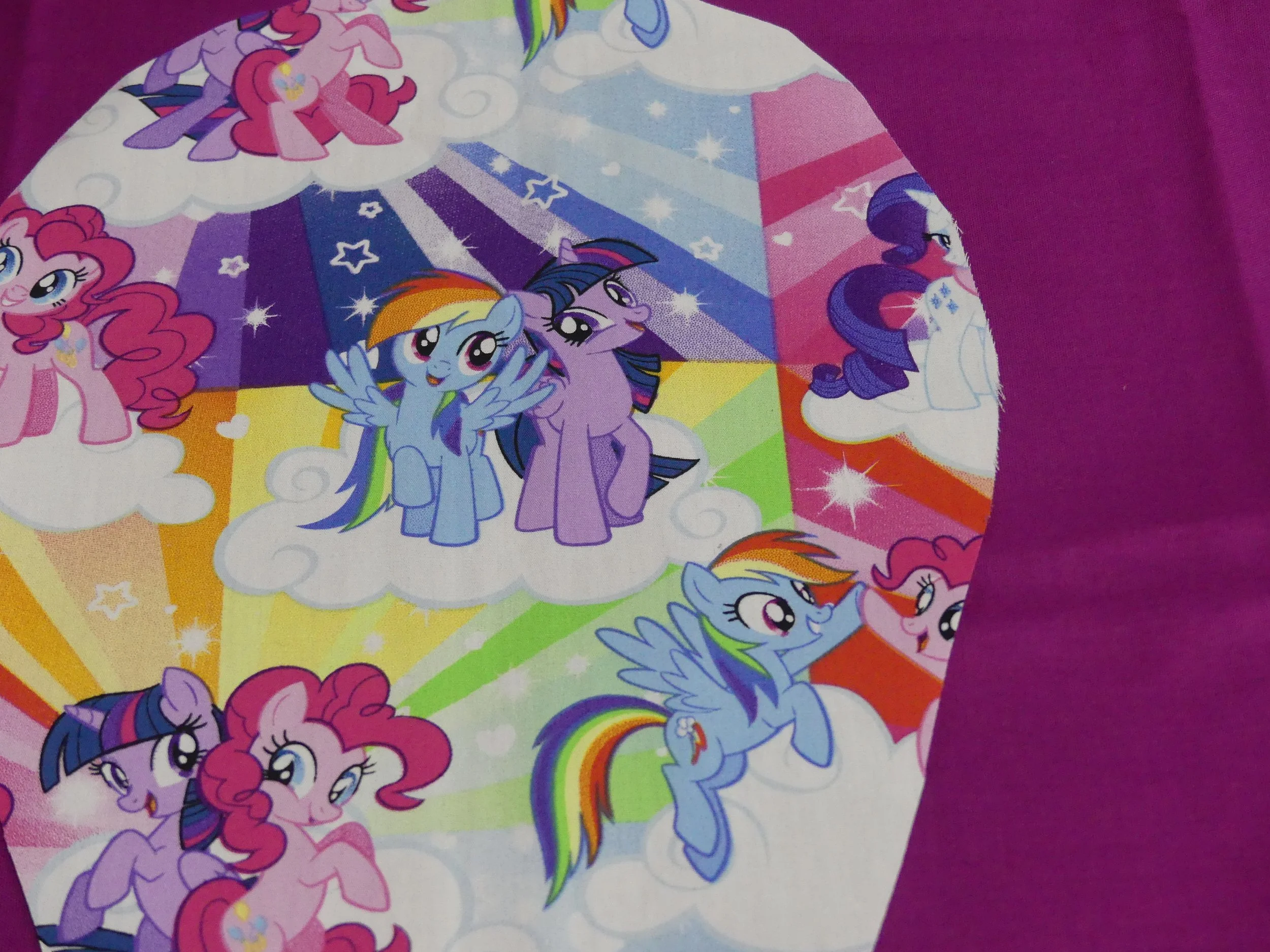 Scrub Cap - Little Pony - Bright Purple