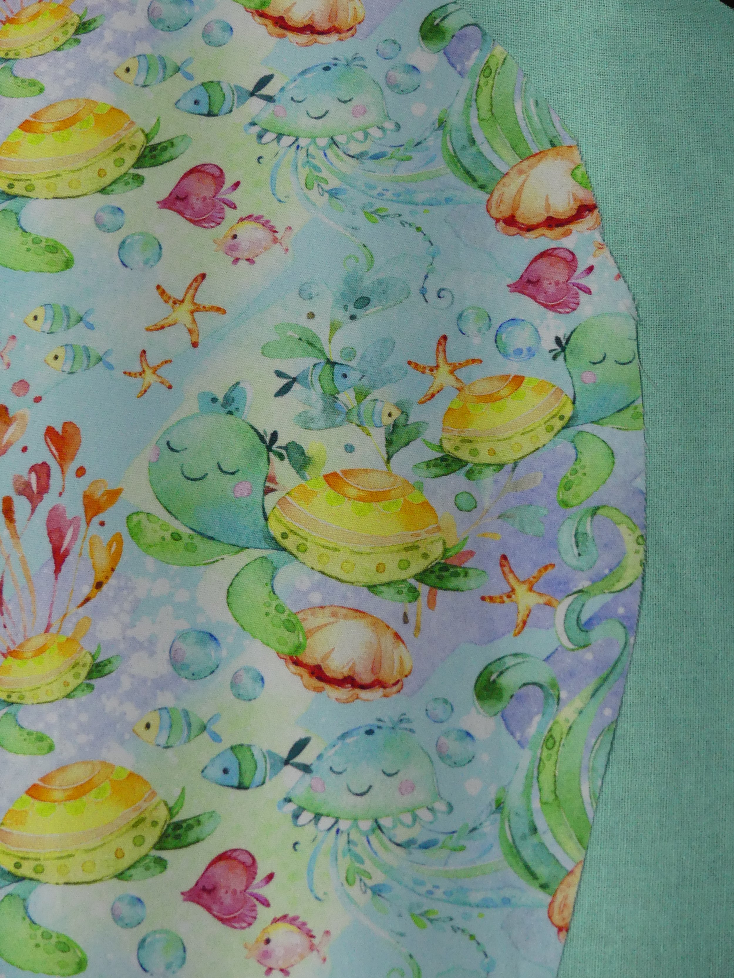 Scrub Cap - Happy Turtles - Mint