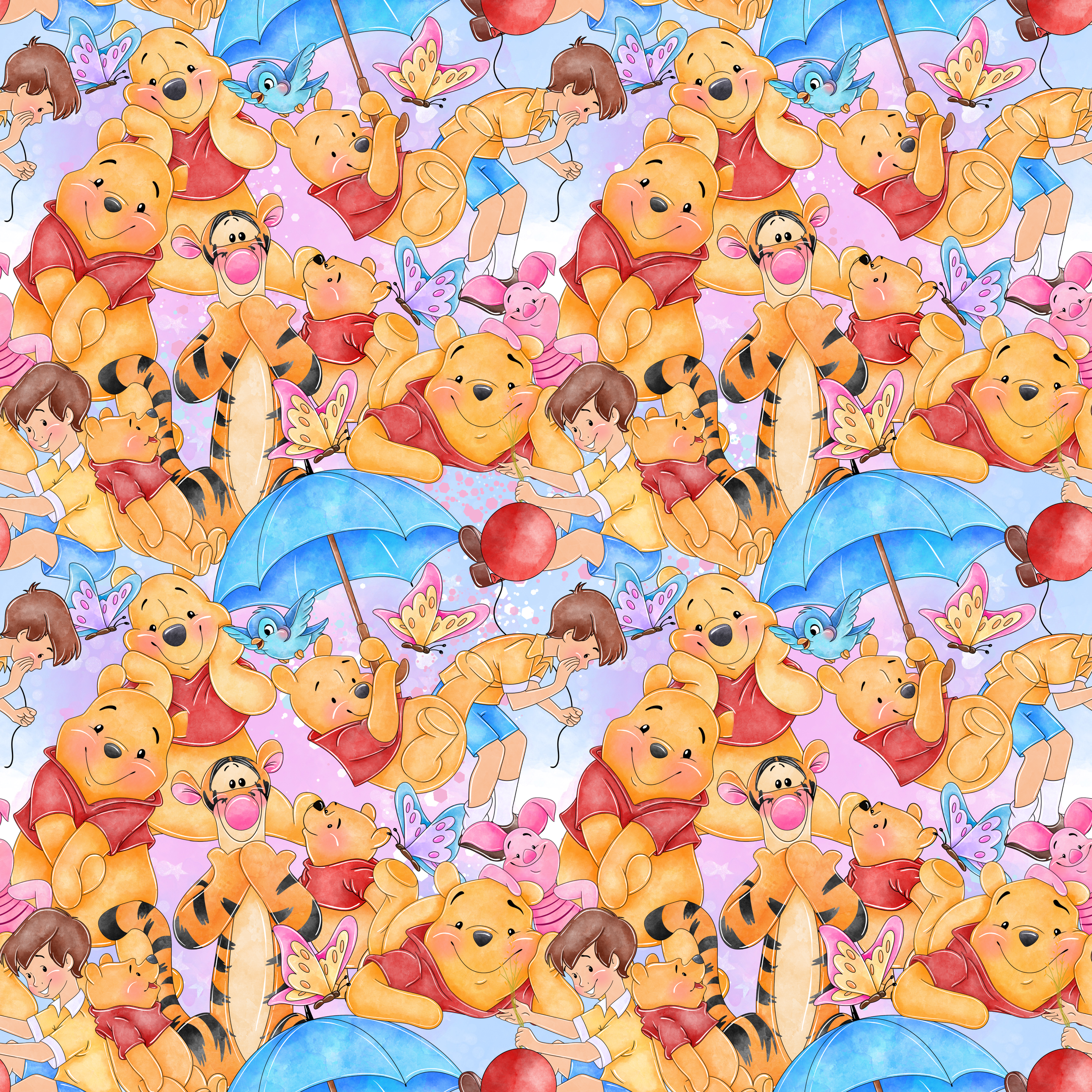 PREORDER - ROUND 33 - SCRUB TOP - 3310 PLAYTIME WINNIE