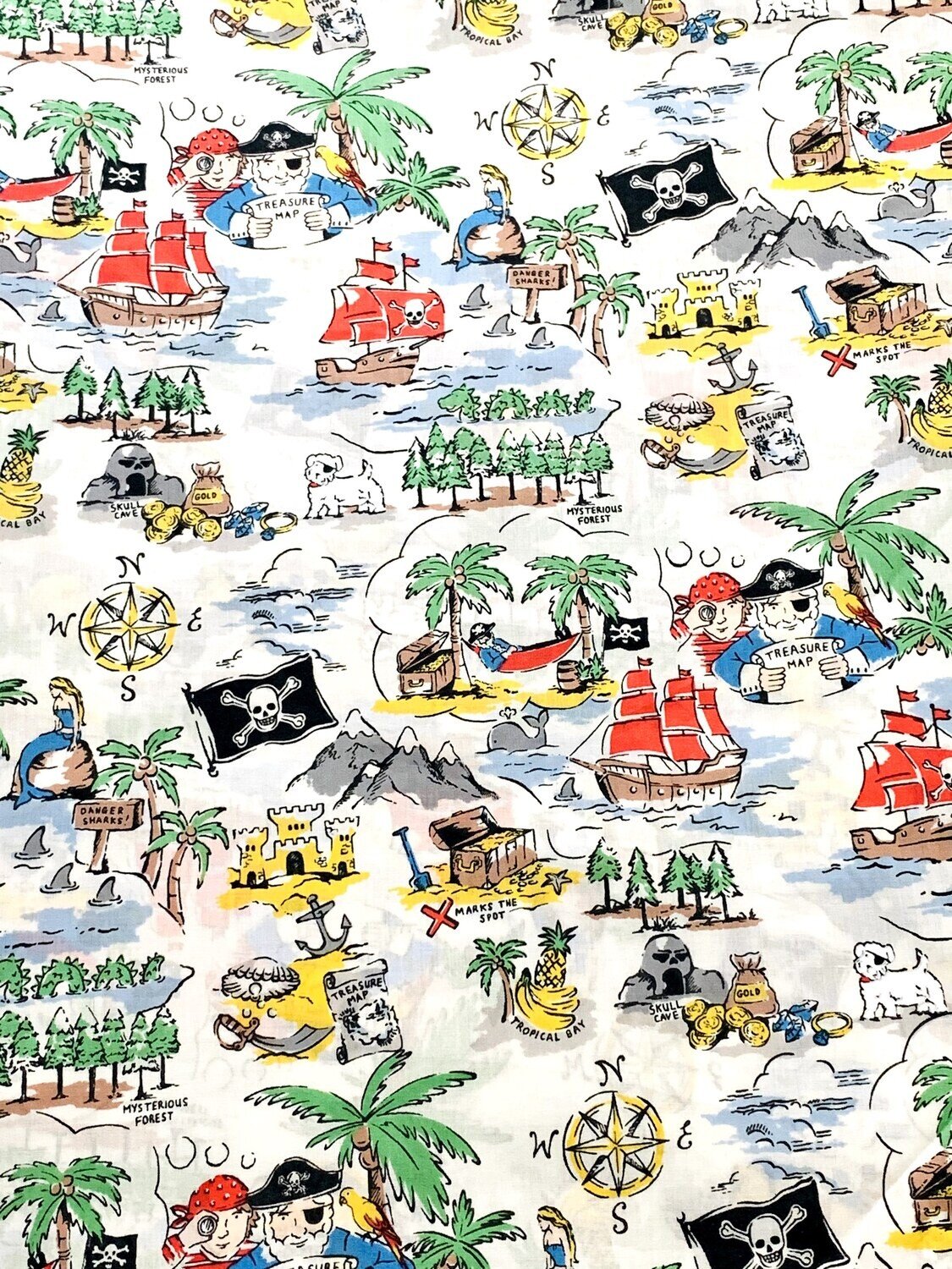 Scrub Top - Pirate Tales