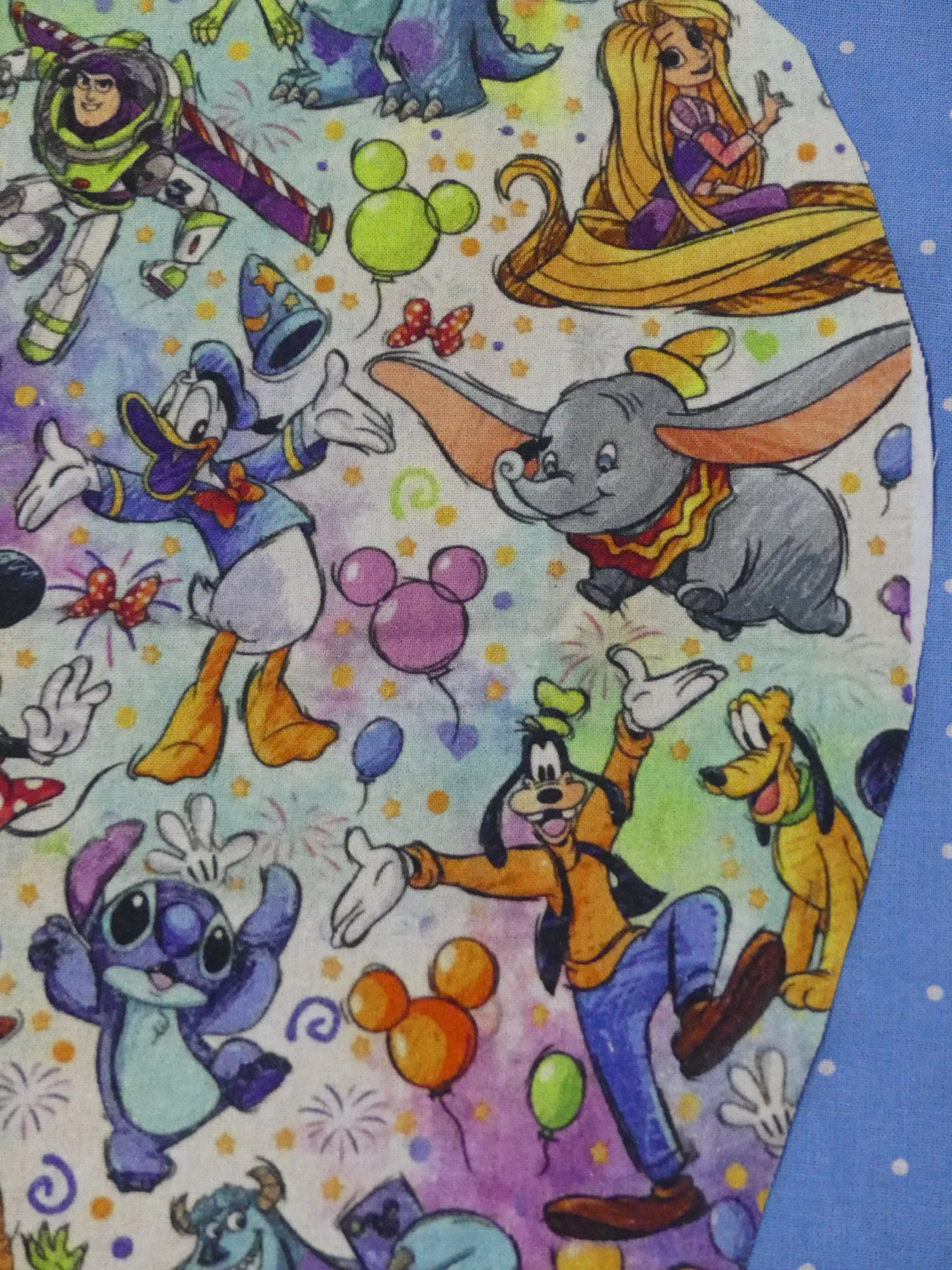 Scrub Cap - Disney Characters - Blue Spot
