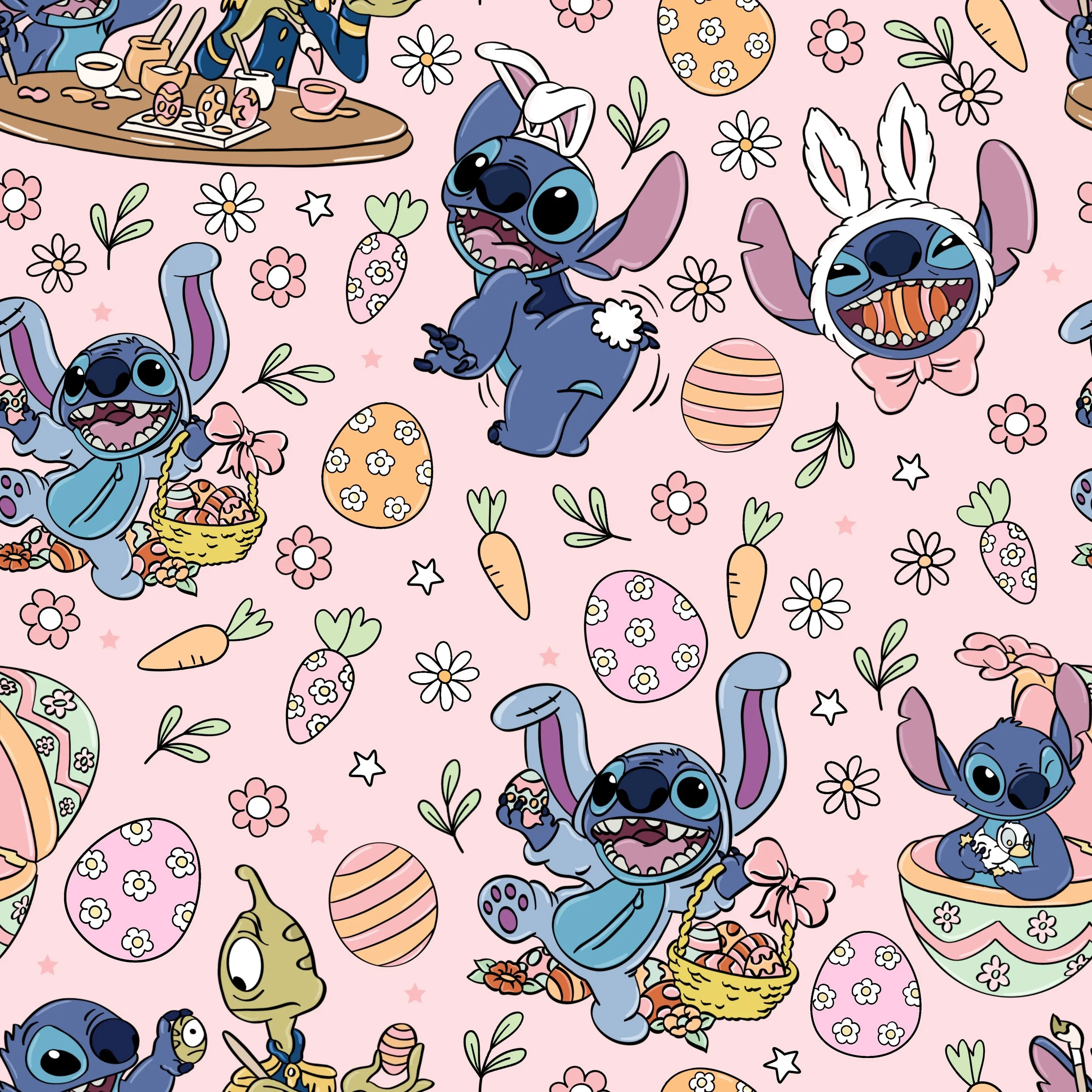 PREORDER - ROUND 33 - SCRUB TOP - 1024 STITCH EGG HUNT