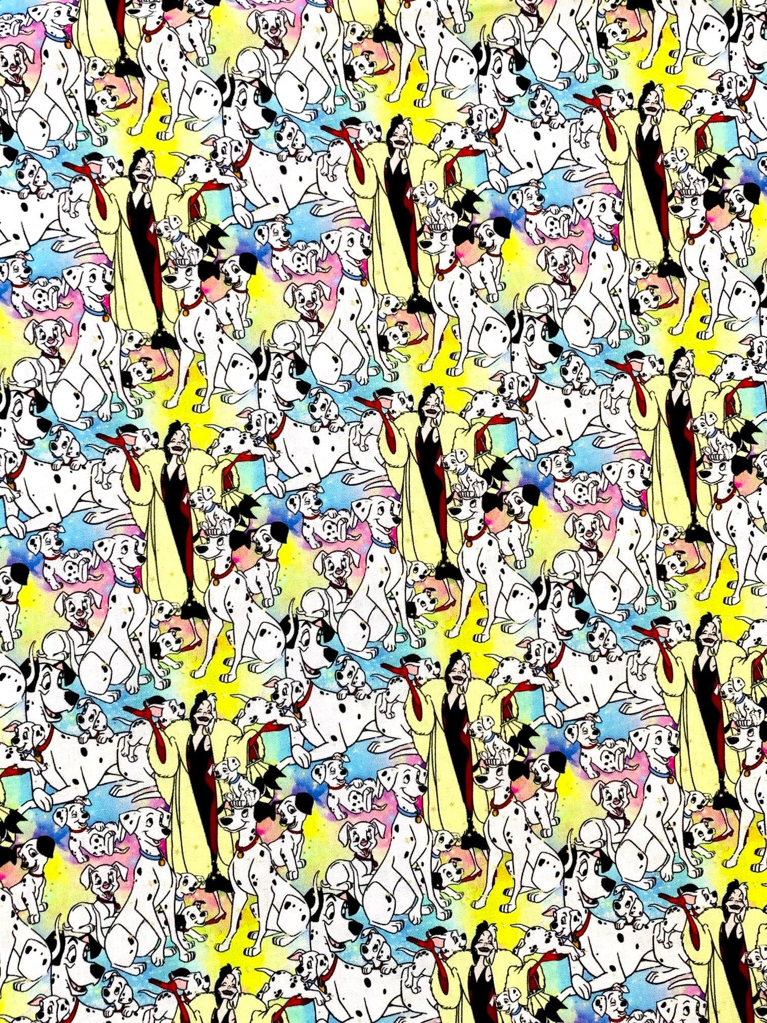 Scrub Top - Dalmatians & Cruella