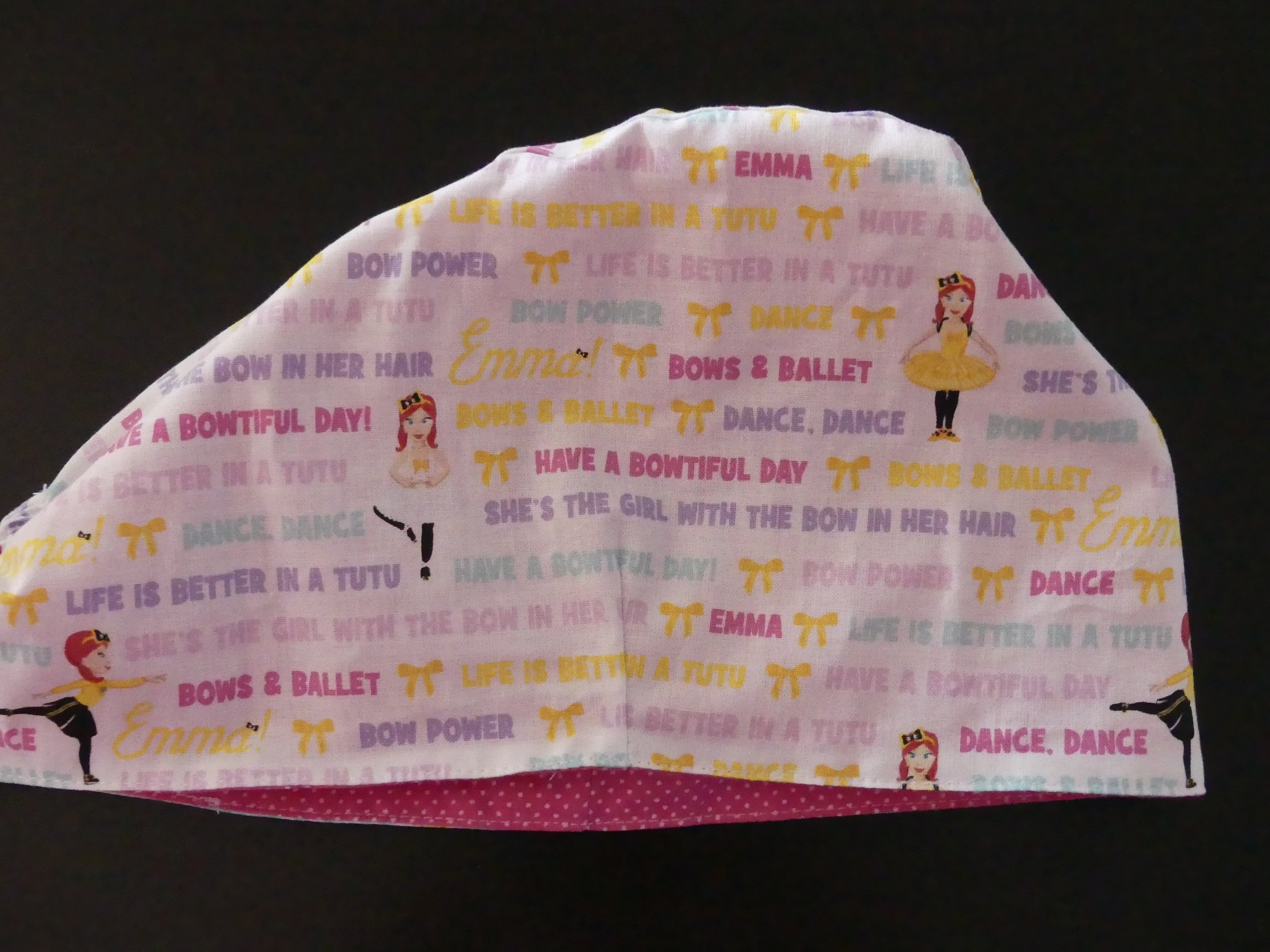 Scrub Cap - Emma - Pink Spot