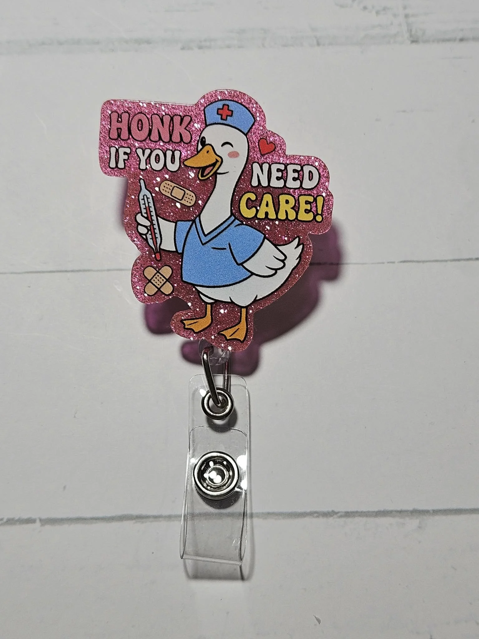 RETRACTABLE ID HOLDERS - HONK IF YOU NEED CARE