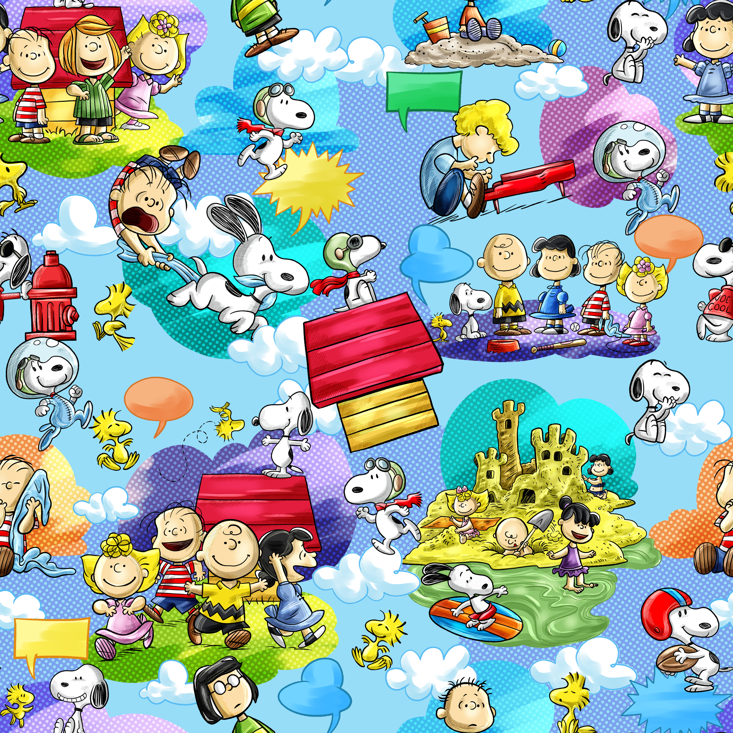Scrub Top - 3229 Snoopy Crew