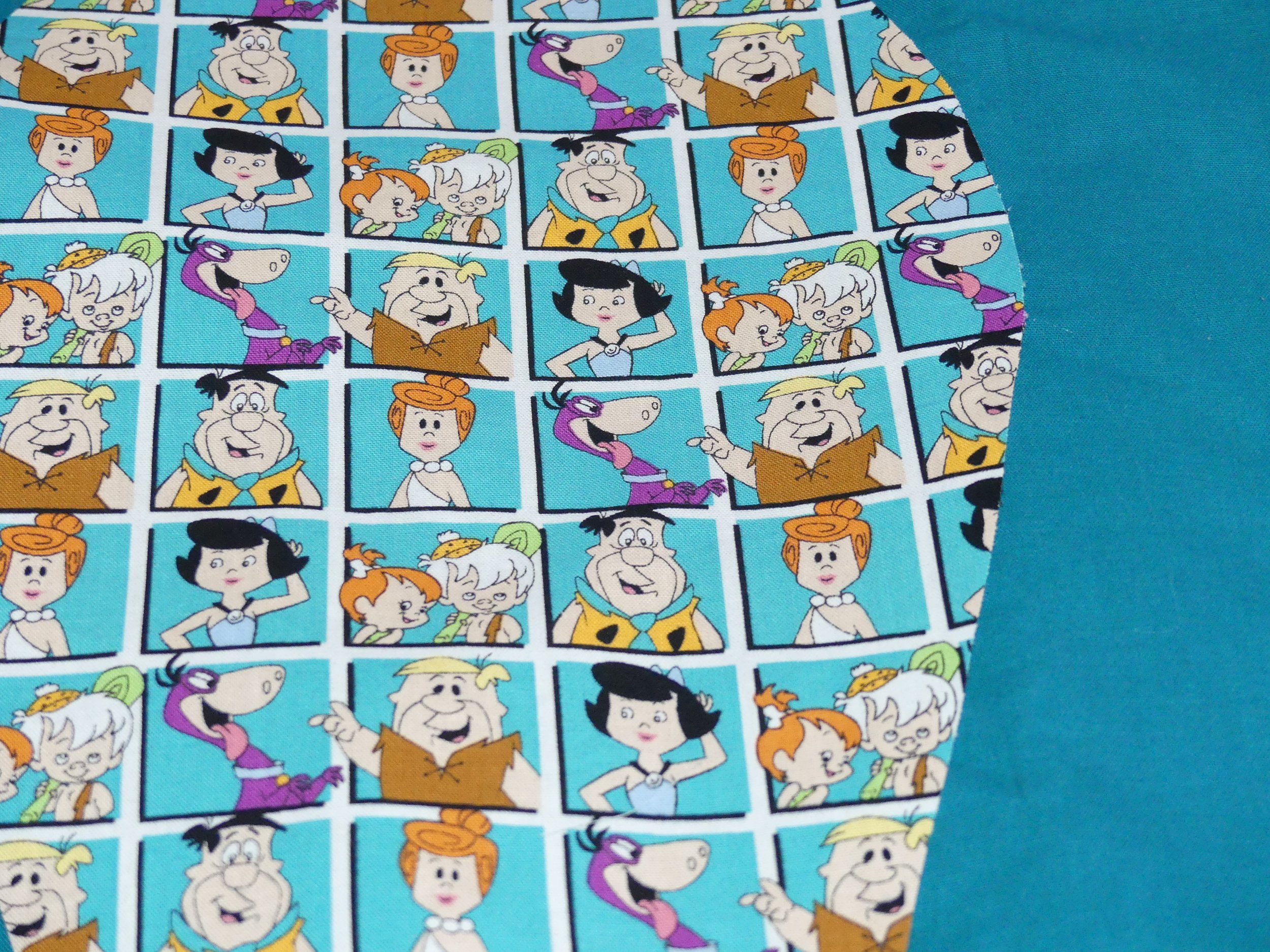 Scrub Cap - Flintstones - Teal