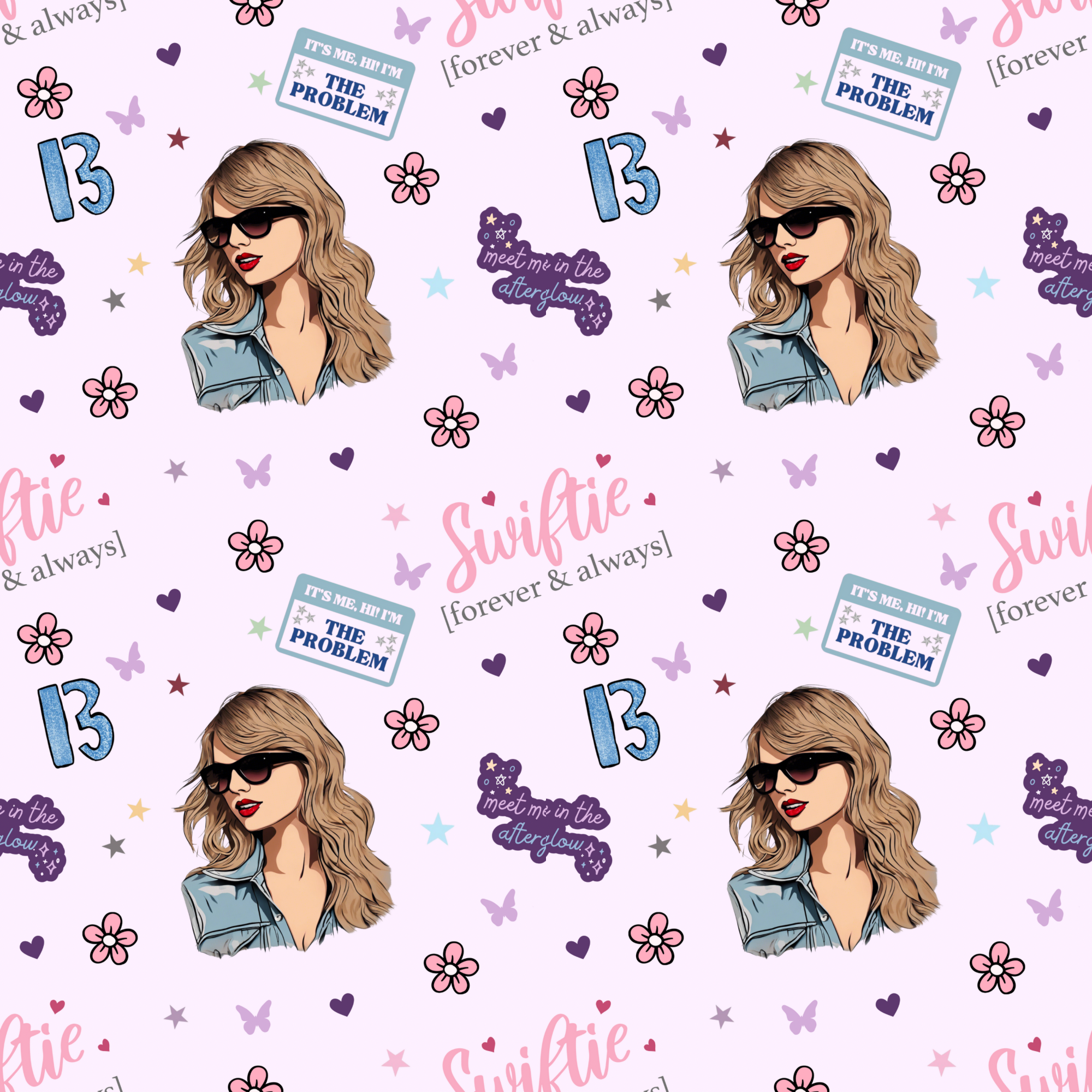 PREORDER - ROUND 33 - SCRUB TOP - 3225 SWIFTIE FOREVER