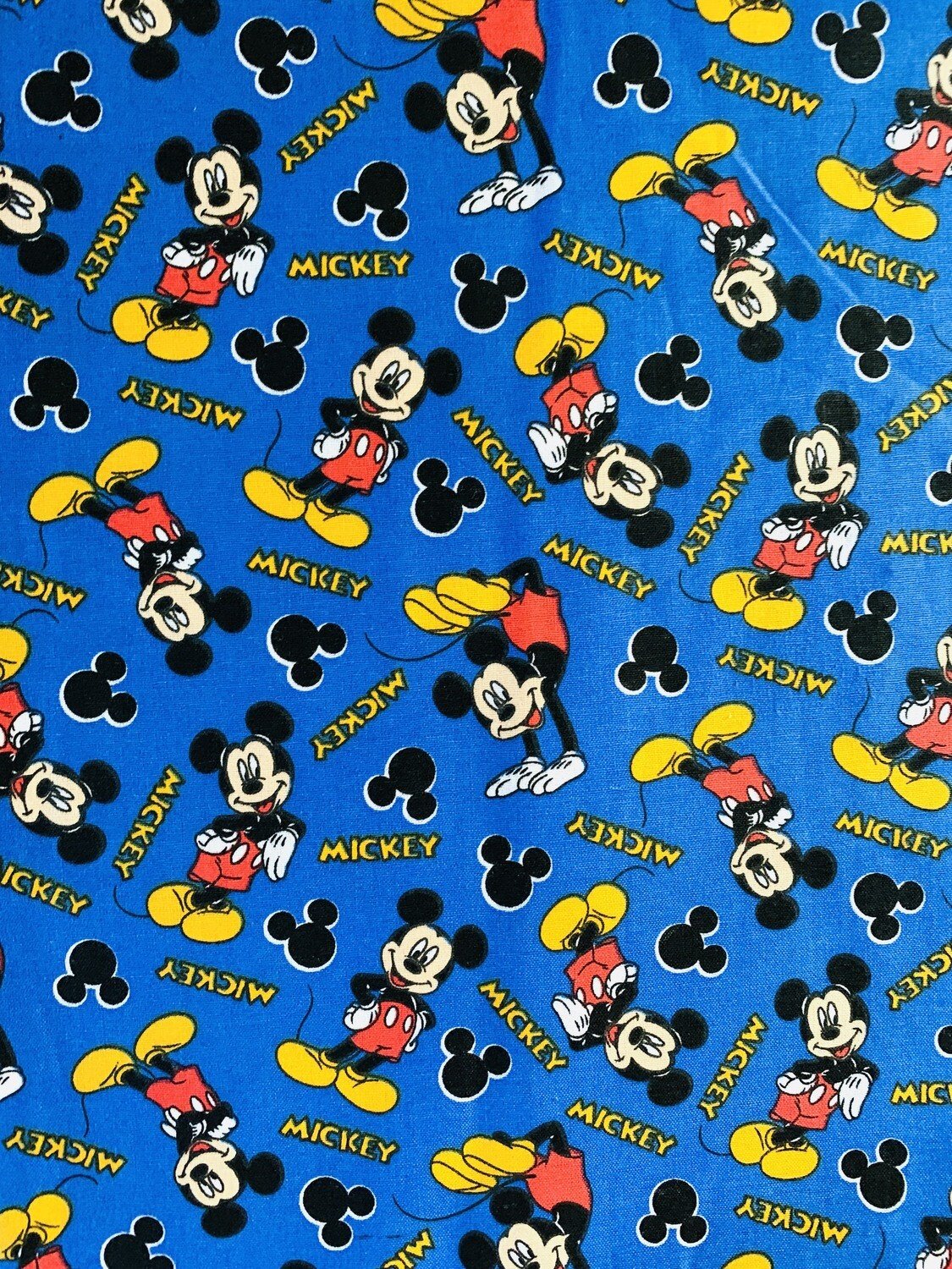Scrub Top - Mickey Toss in Blue