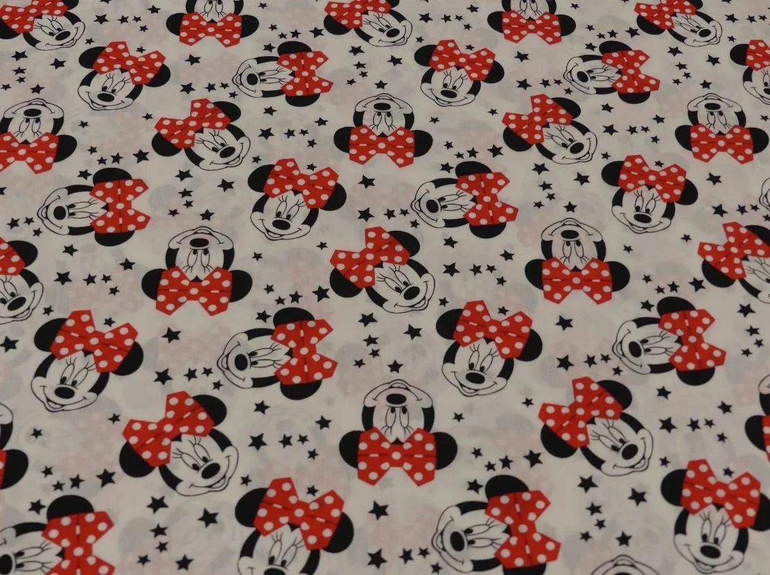 Scrub Top - Size XL - Minnie Toss with Bows