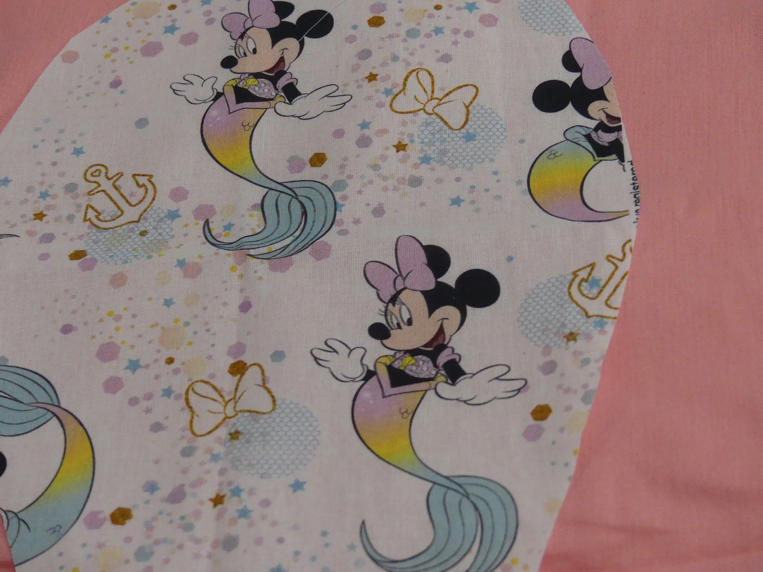 Scrub Cap - Minnie Mermaid - Pink