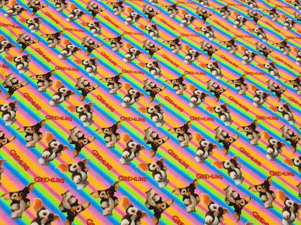 Scrub Top - Bright Gremlins