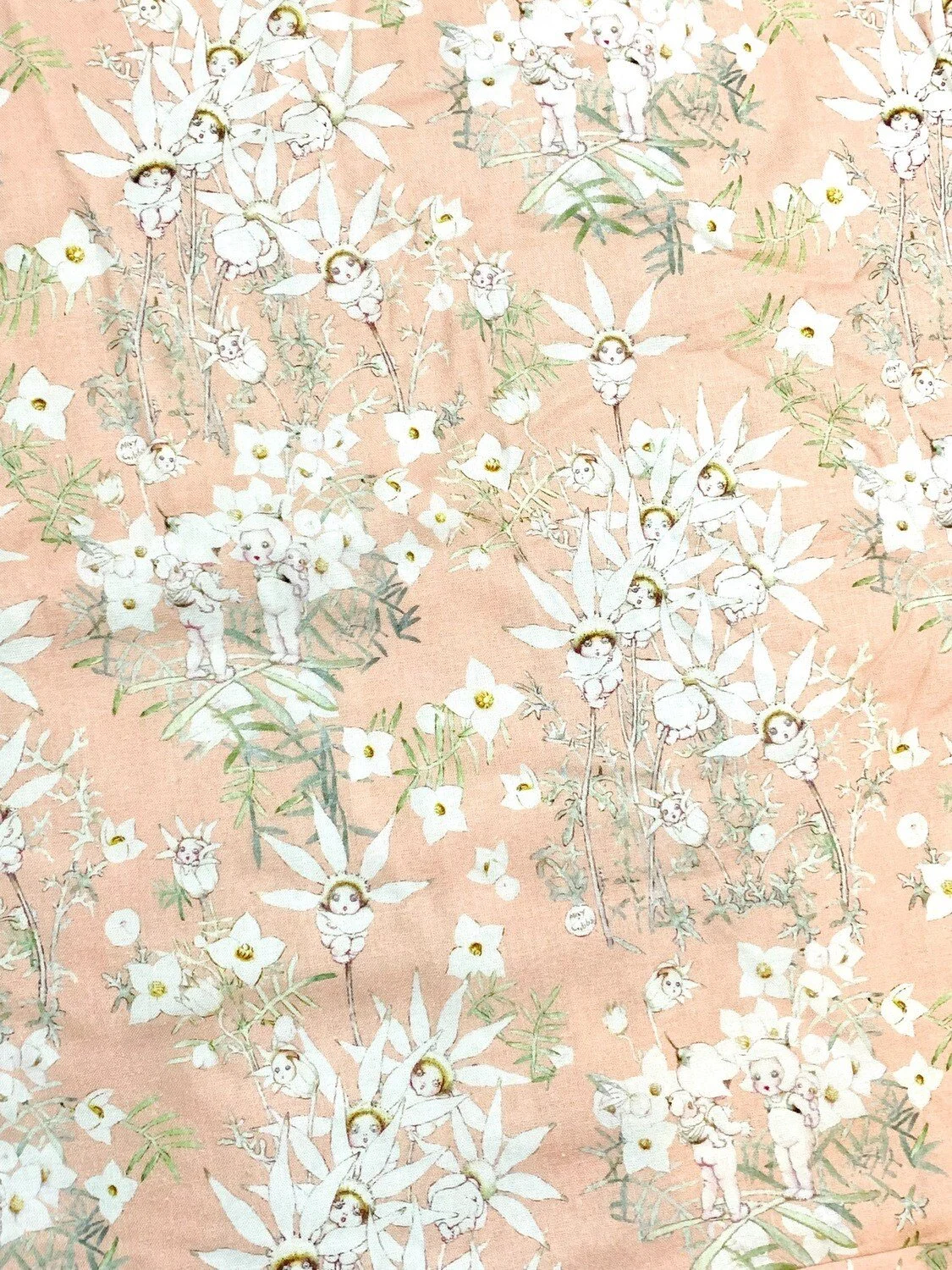 Scrub Top - May Gibbs Flannel Flowers