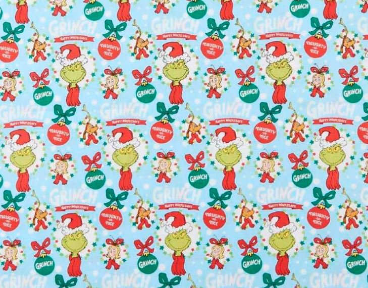 Scrub Top - Size S - Grinch Badge