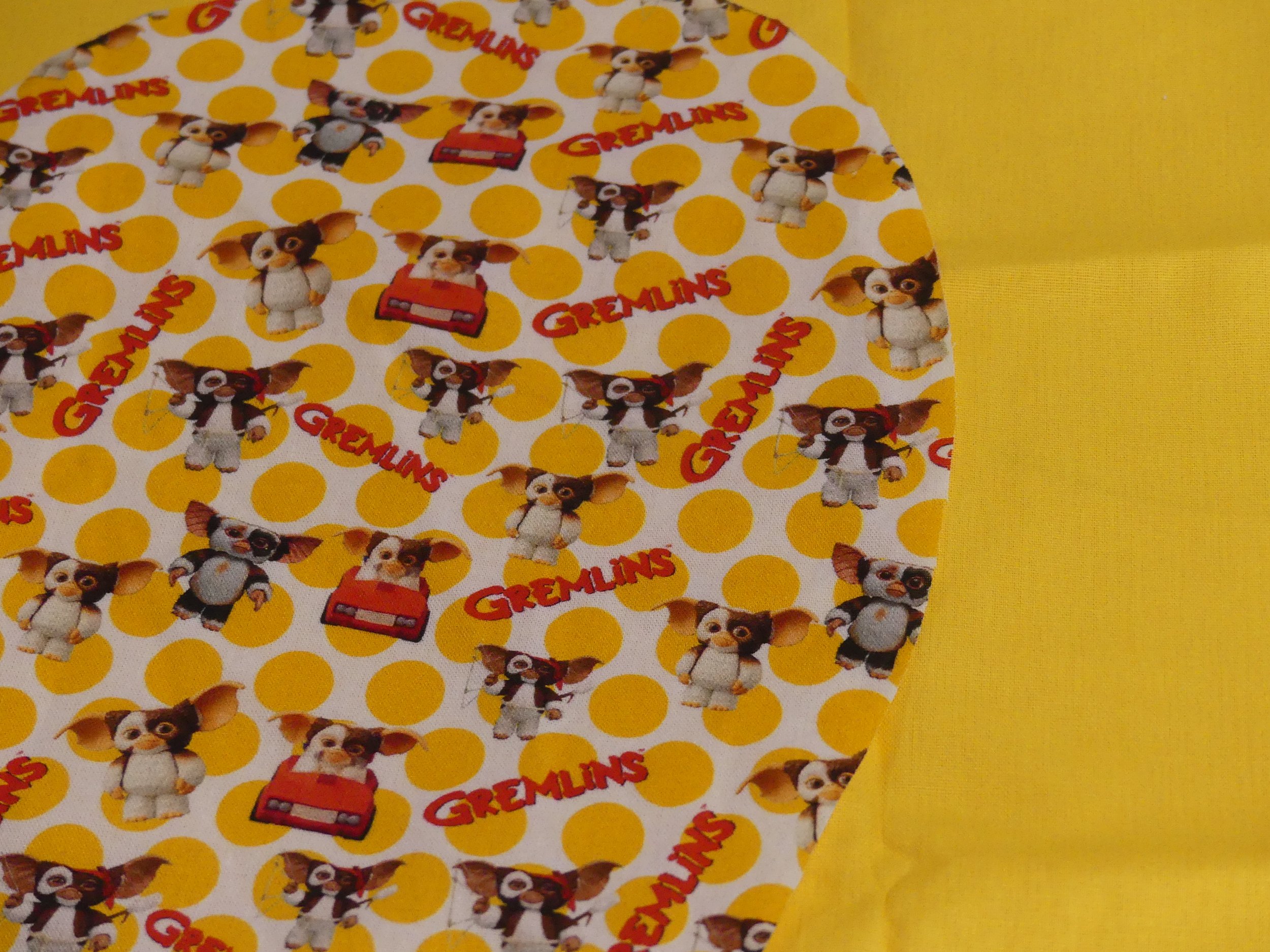 Scrub Cap - Gremlins - Yellow