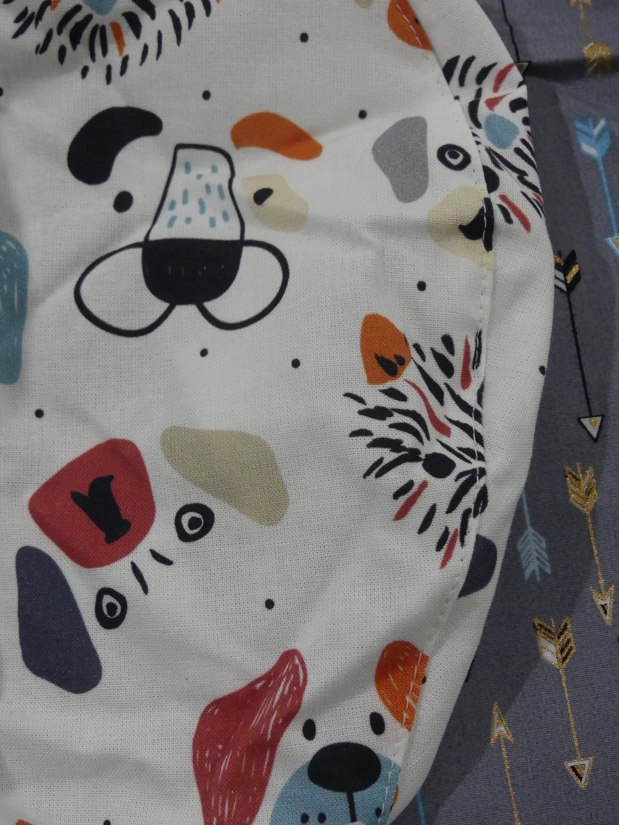 Scrub Cap - Dog Scribbles - Arrows