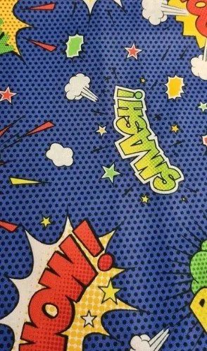 Scrub Top - Size M - Graffiti