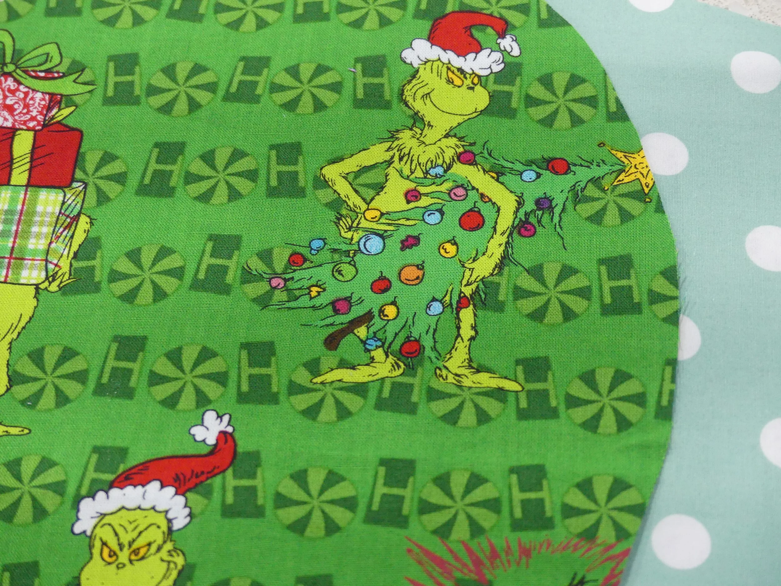 Scrub Cap - Christmas Grinchmas Green - Mint Spot