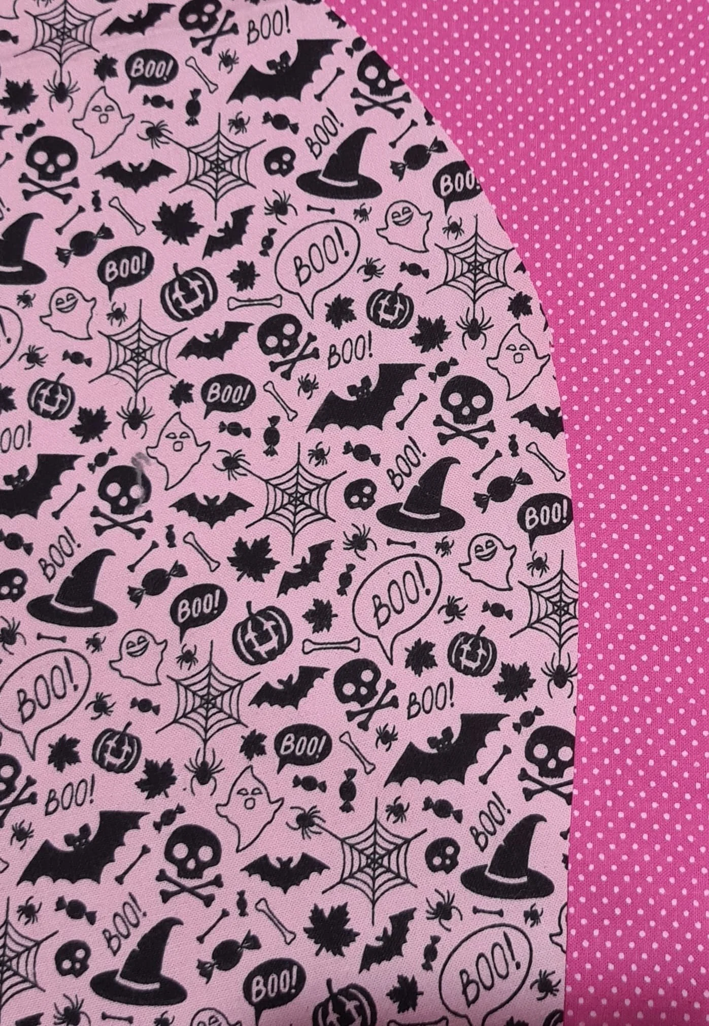 Scrub Cap - Halloween Minis - Hot Pink