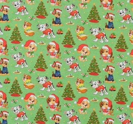Christmas Scrub Top - Paw Patrol Christmas