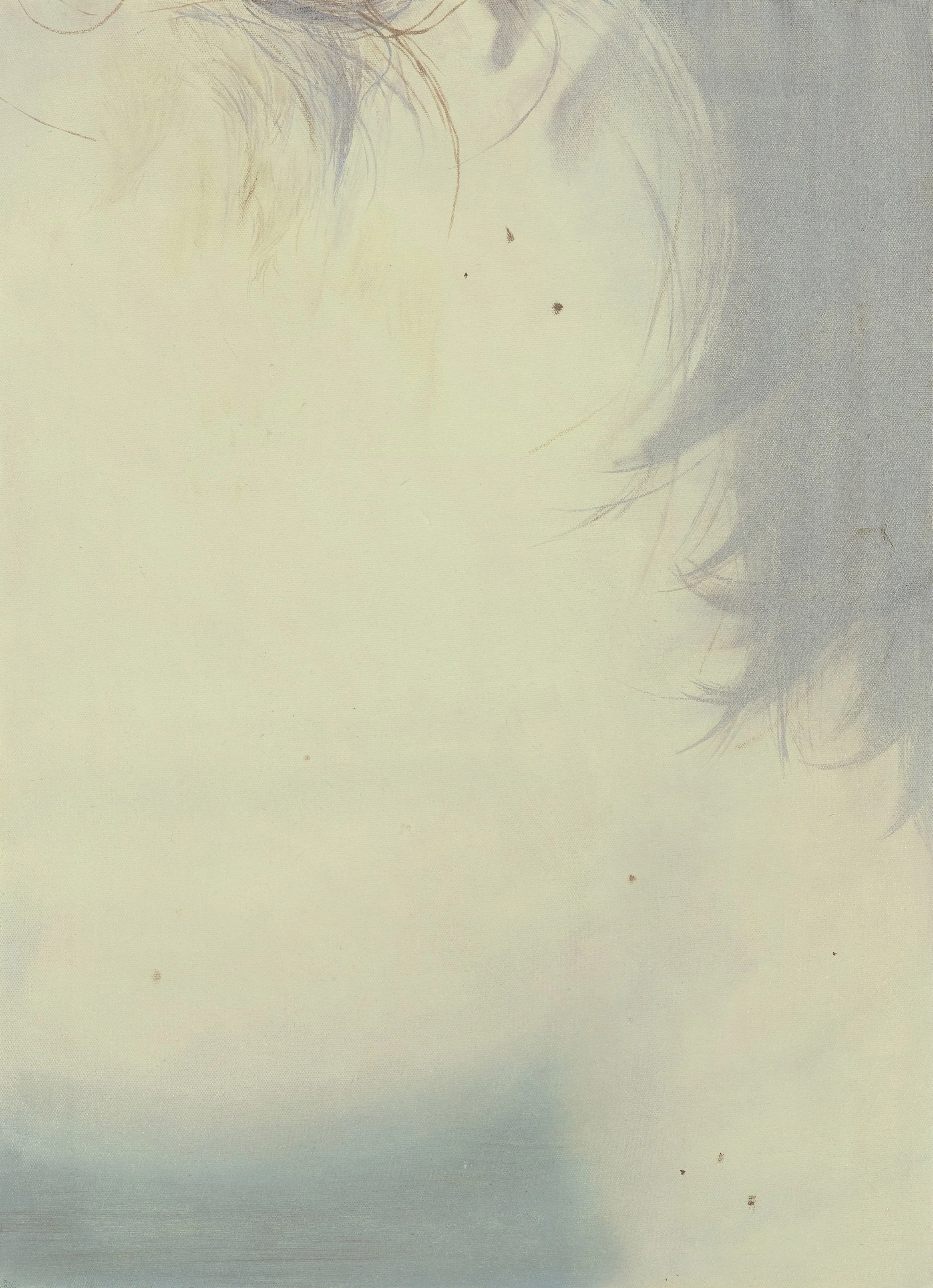 Flat Beneath / 밑밑, 2025, oil on canvas, 73 × 53 cm