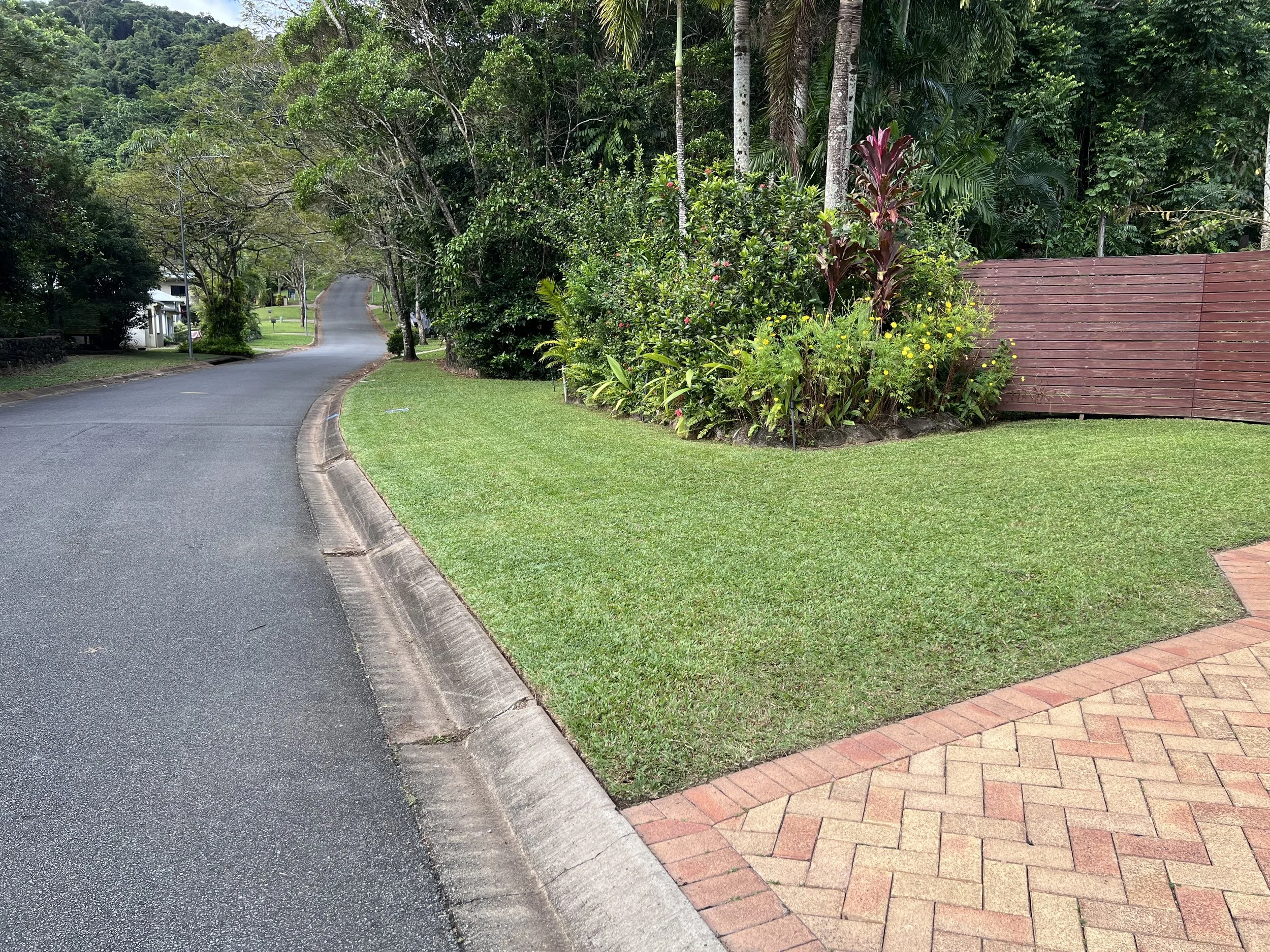 After - front lawn 