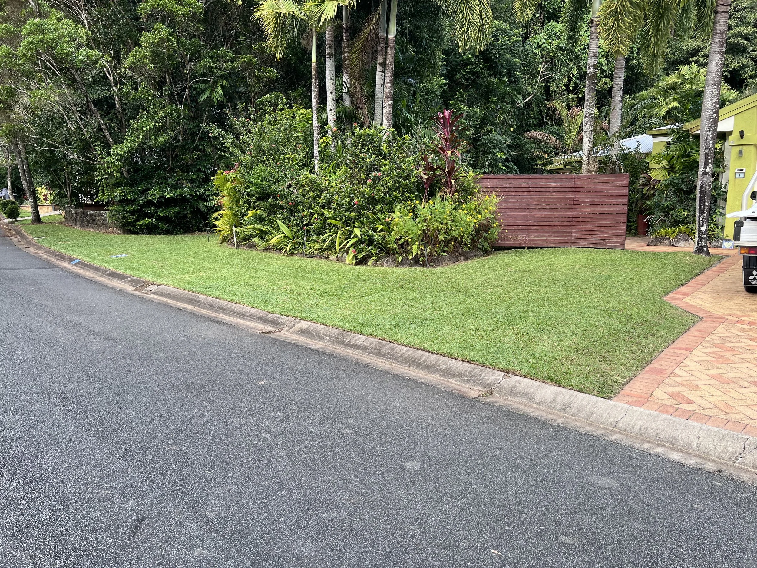 After - front lawn 