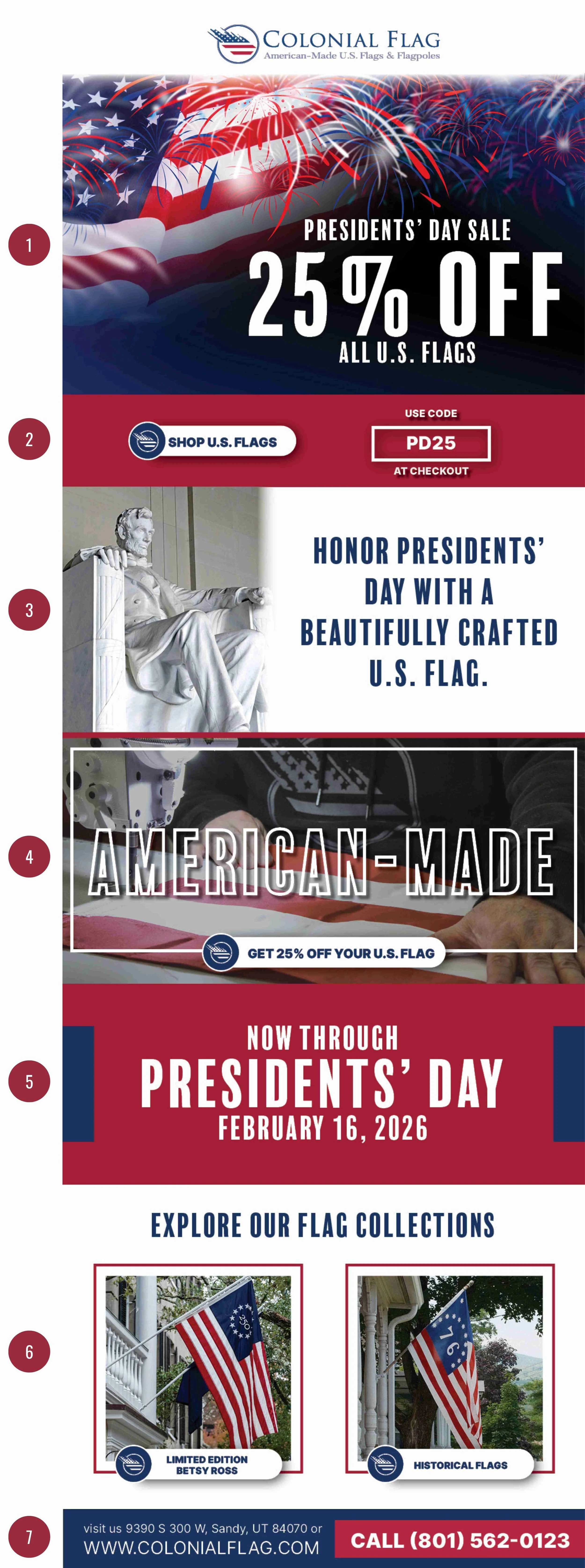 Presidents' Day Sale